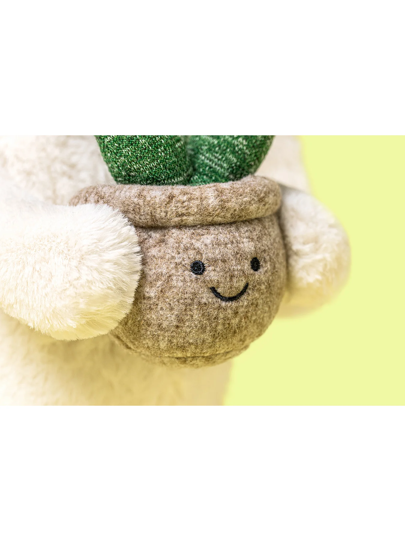 Cream Bunny with Plant - Image 2