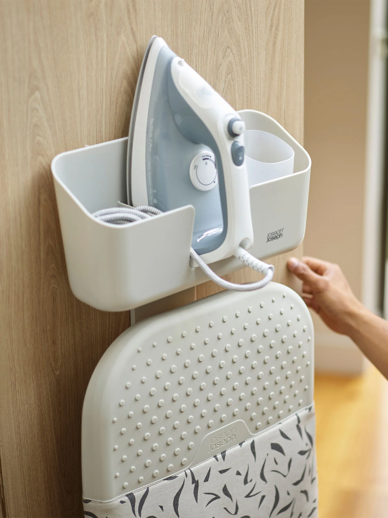 IronHub Wall-Mounted Ironing Storage Caddy - Image 4