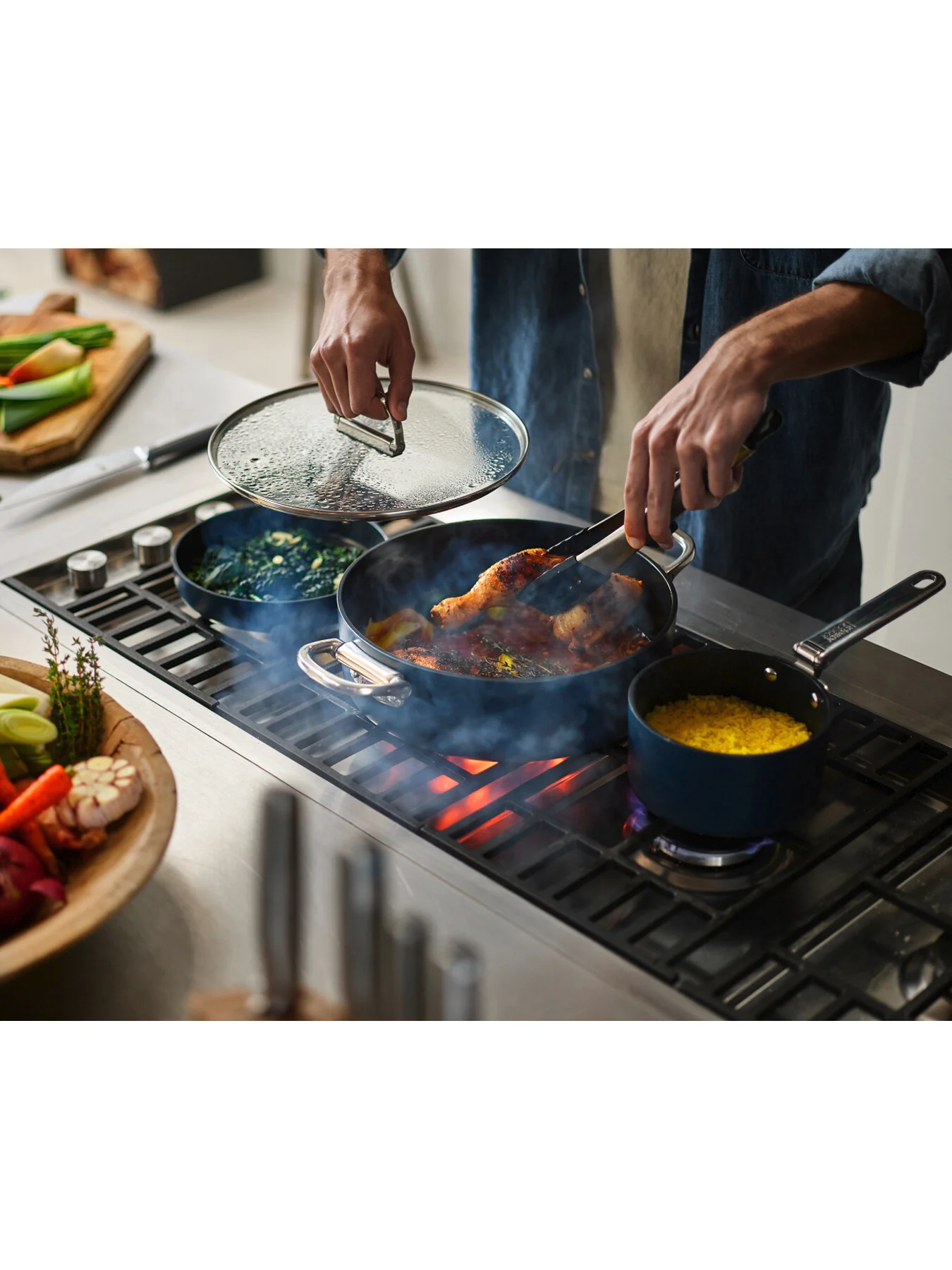 Space Non Stick Saucepan & Lid - Image 6