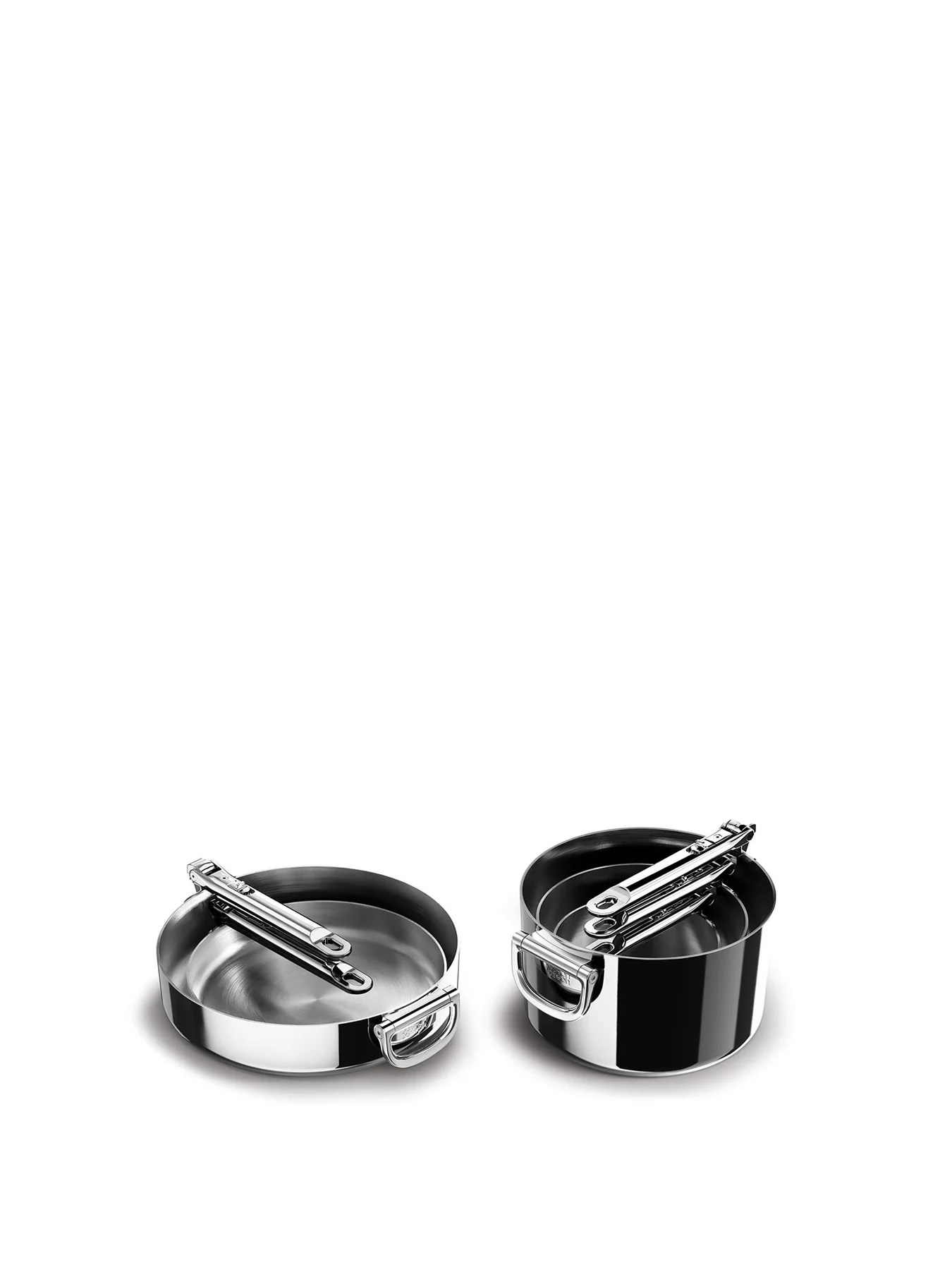 Space Steel 5 Piece Stainless Steel Saucepan Set - Image 2