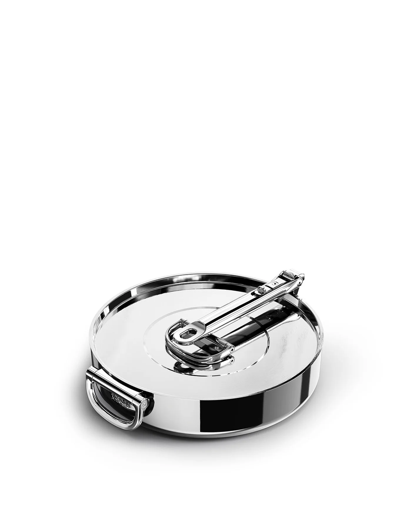 Space Steel Stainless Steel Saute pan with Lid 28cm - Image 2