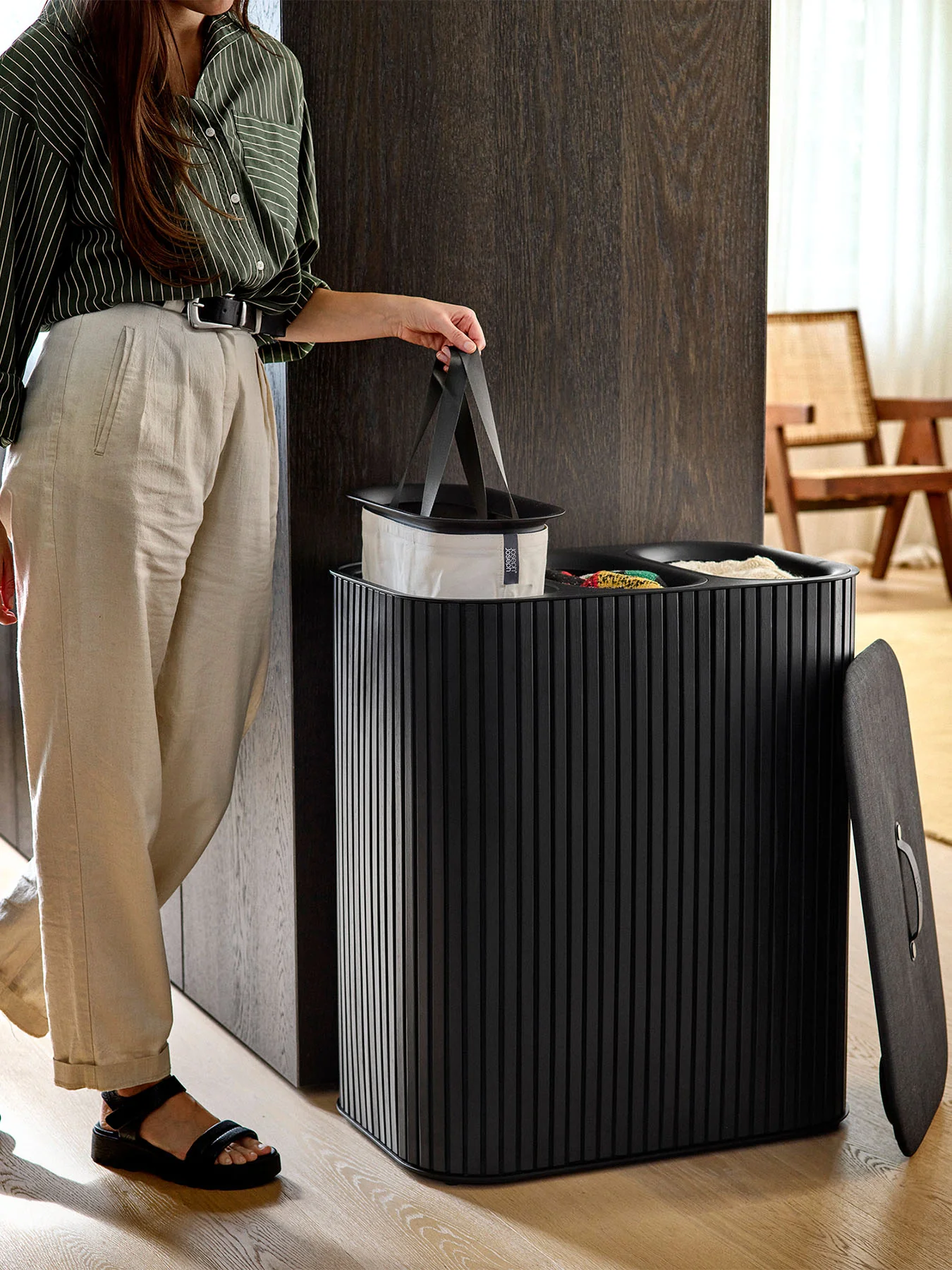 Tota Trio Luxe Laundry Basket 90L - Image 4