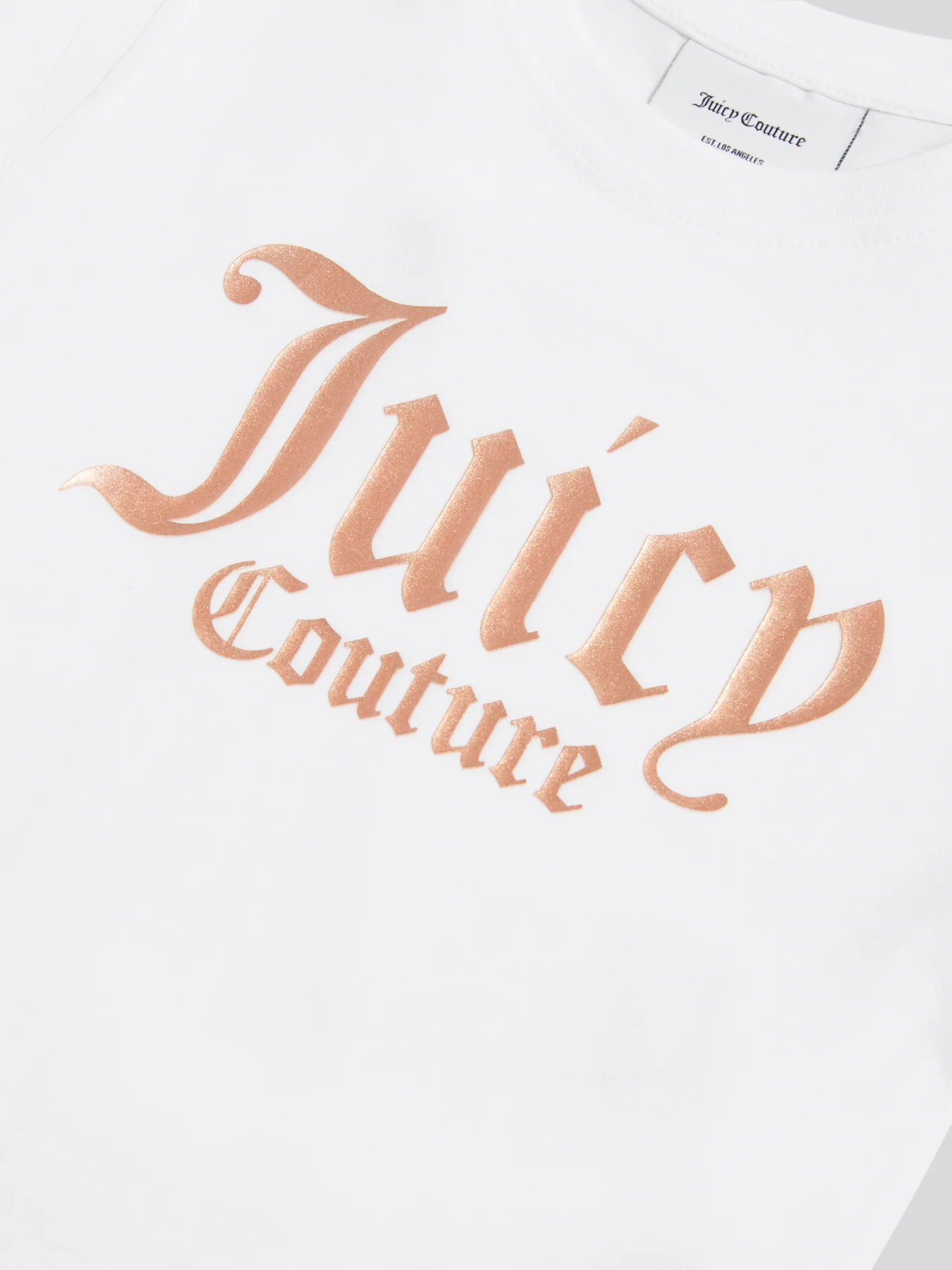 Kids' Branded T-Shirt White - Image 3