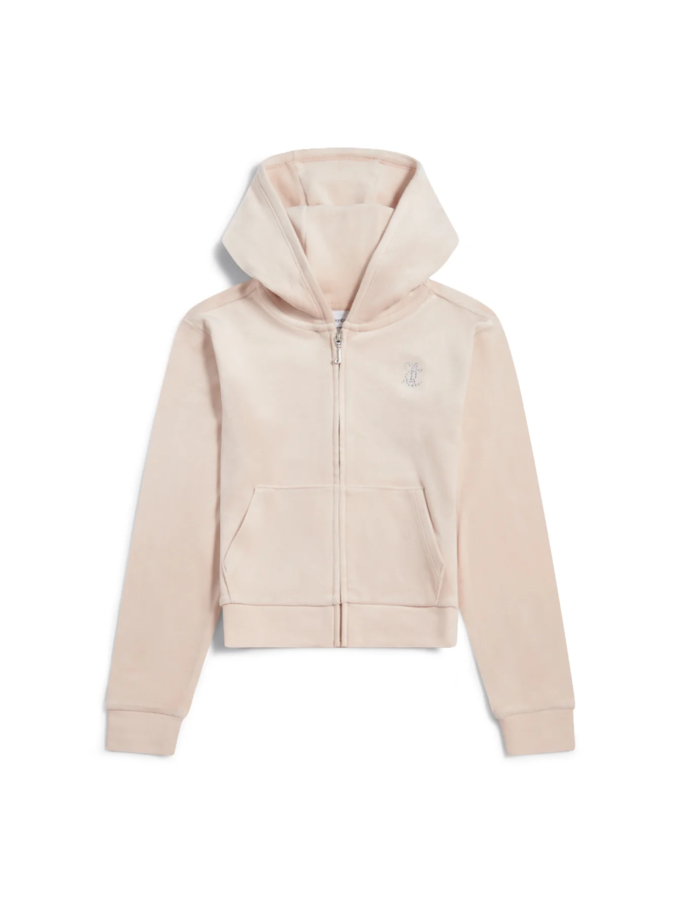 Diamante Zip Through Hoodie