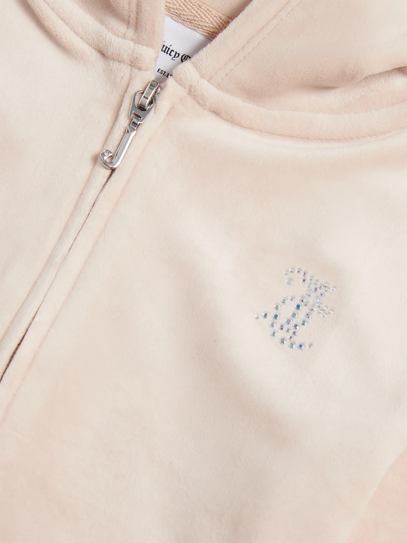Diamante Zip Through Hoodie - Image 3