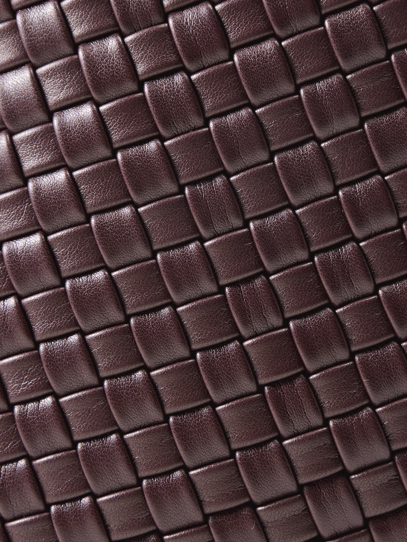 Laura Woven Shoulder Bag Burgundy - Image 5