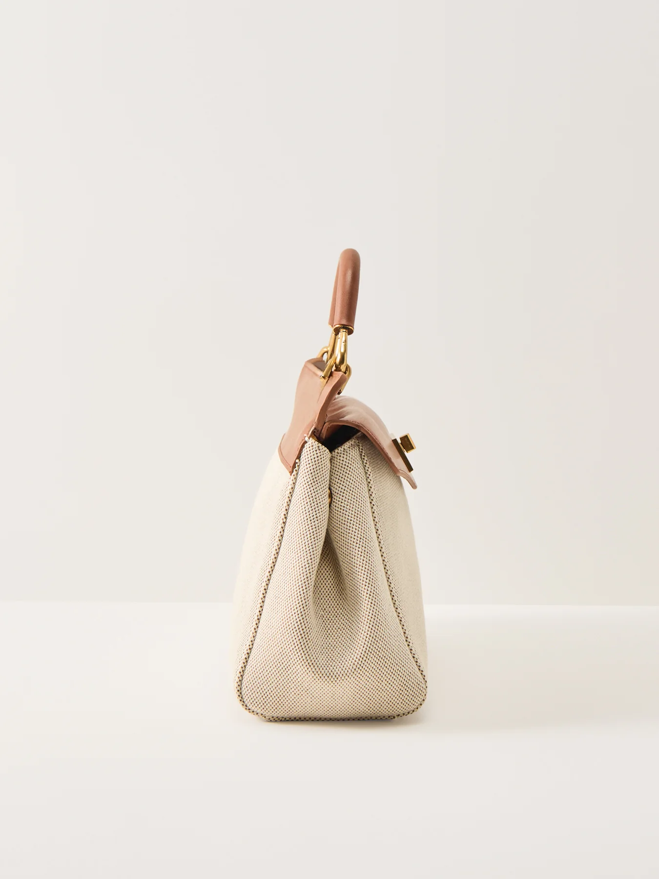Lucia Classic Top Handle Bag Black - Image 4