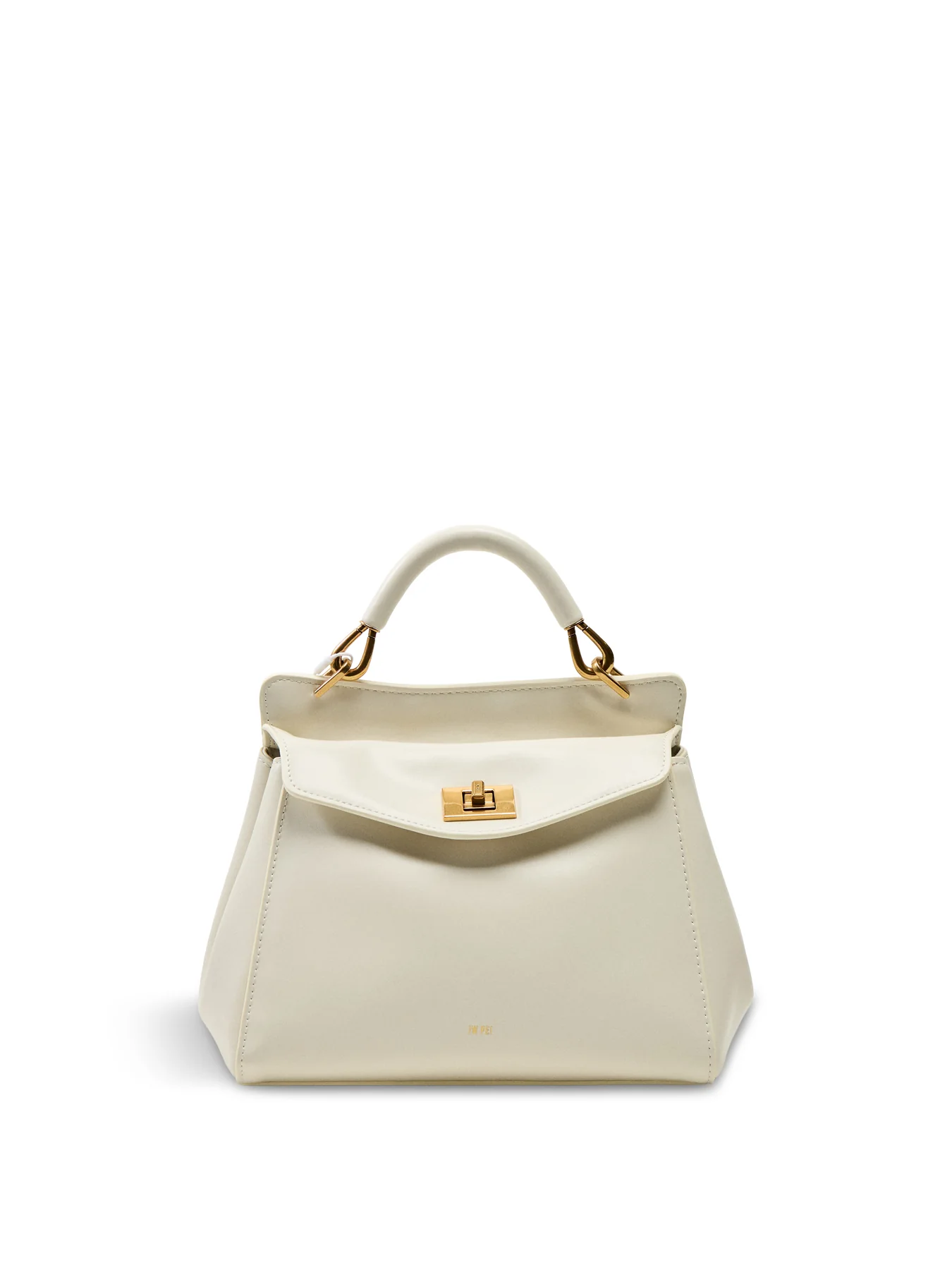 Lucia Classic Top Handbag White