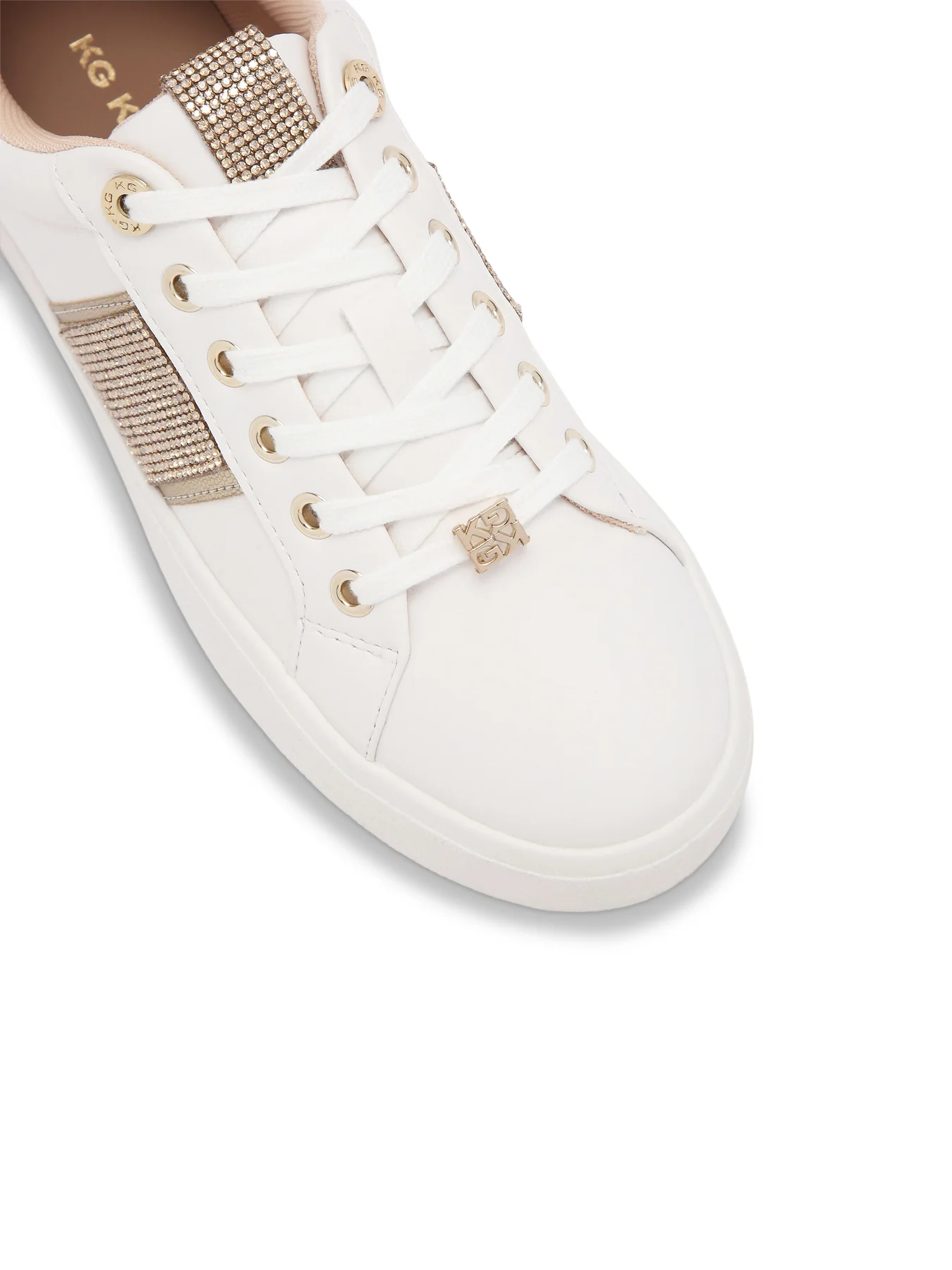 Lucie White Trainers - Image 4