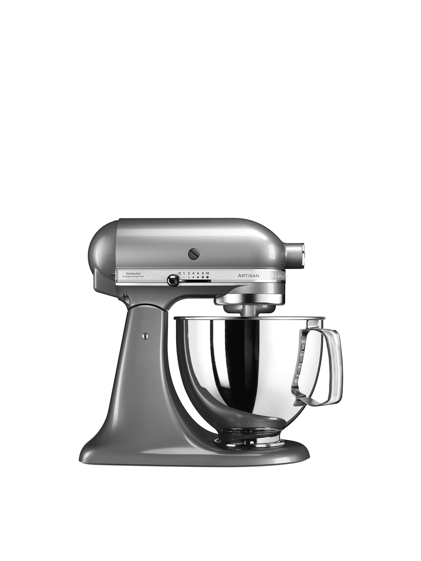 Artisan 4.8L Tilt Head Stand Mixer Silver - Image 2