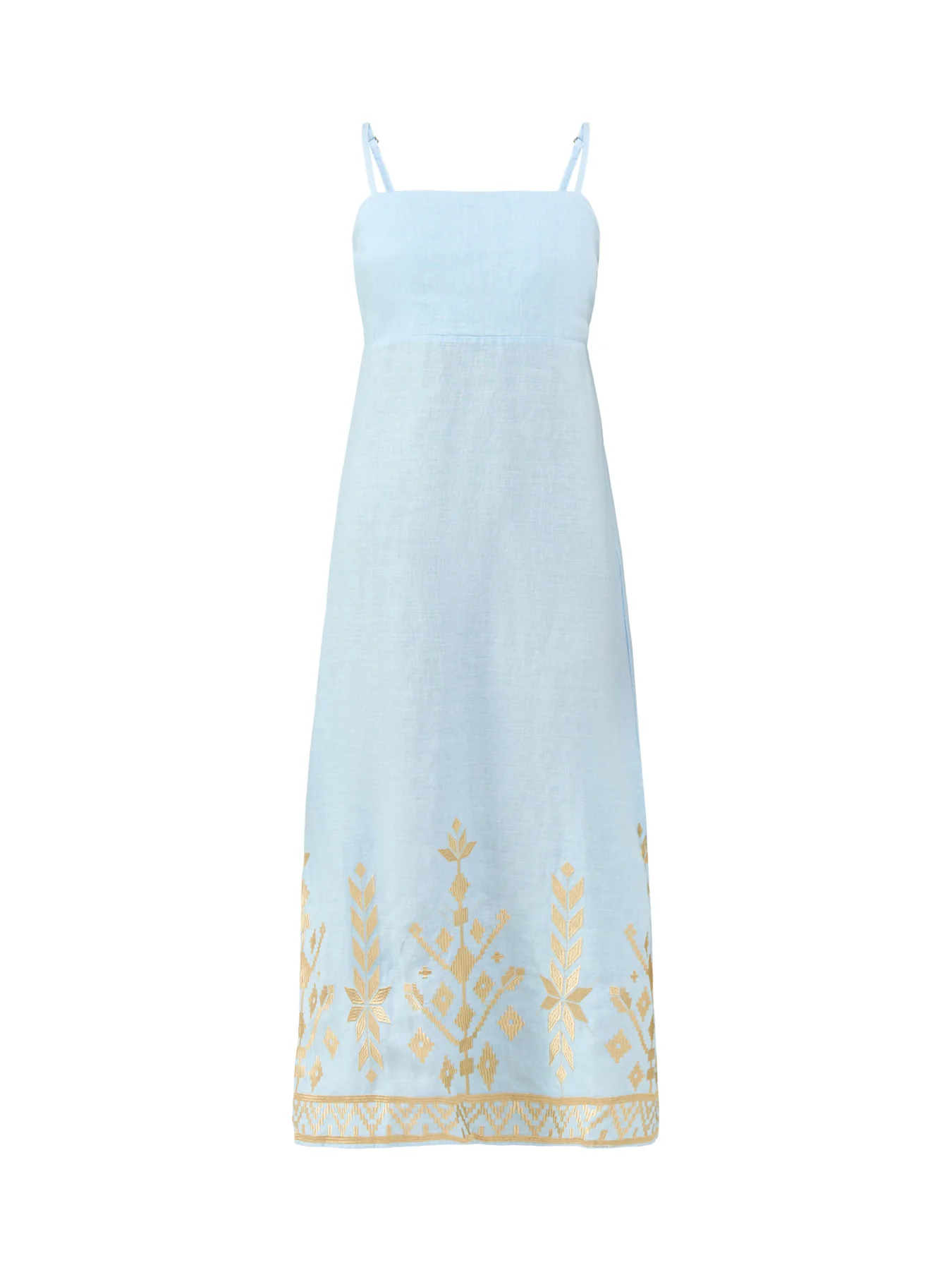 Ios Maxi Shift Dress Blue