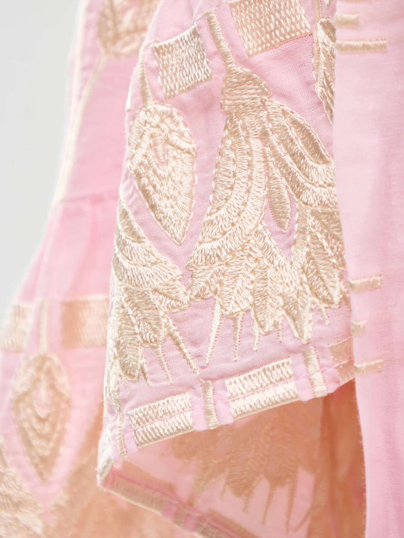 Papyrus Wrap Mini Dress Pink - Image 3