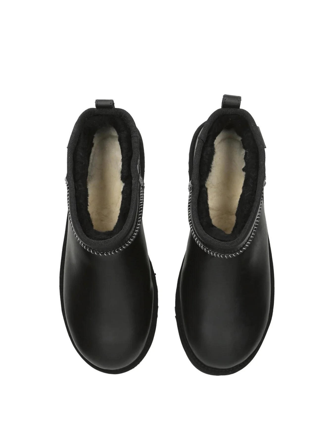 Mens Classic Ultra Mini Regenerate Leather Ankle Boots - Image 2