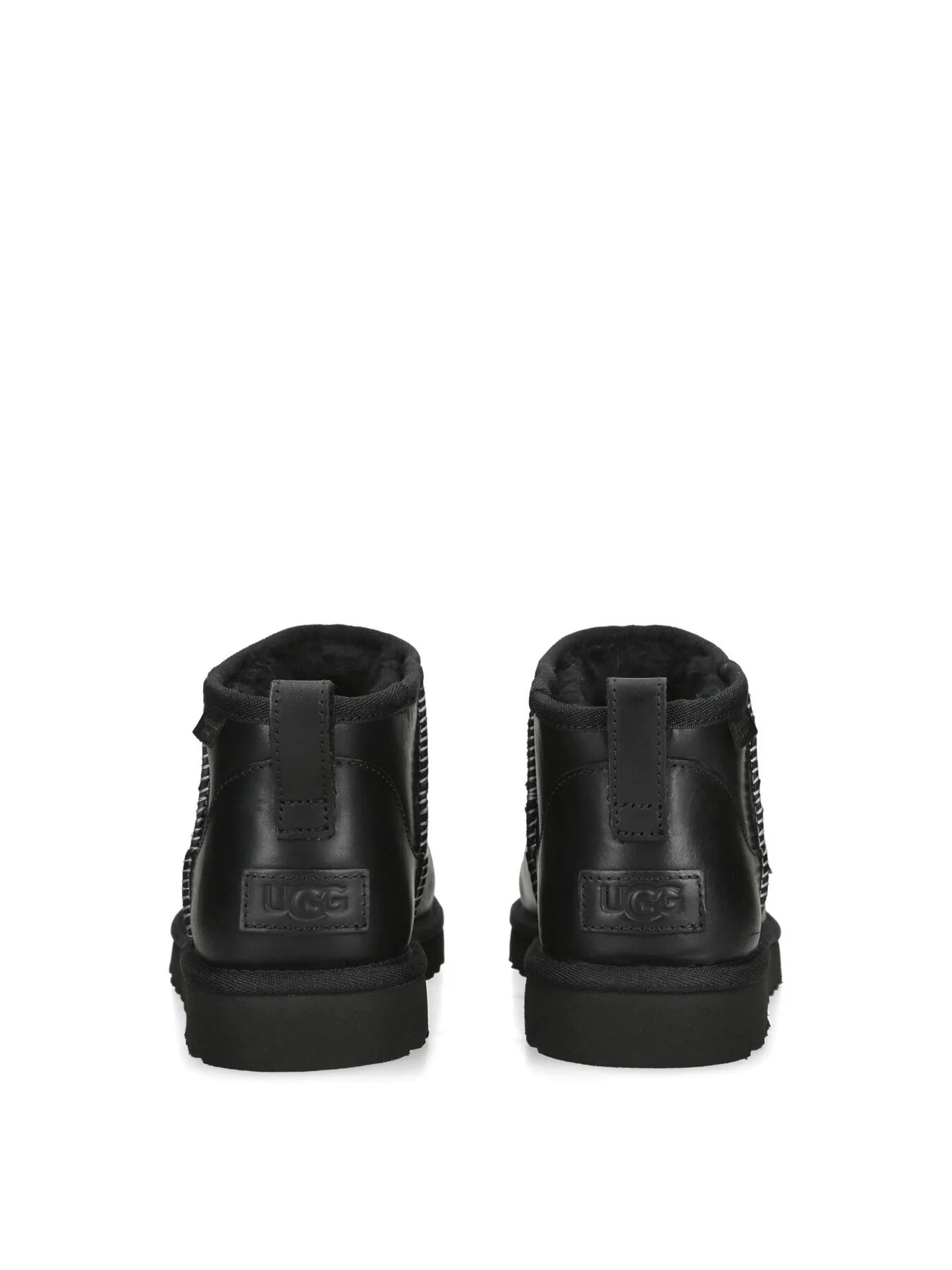 Mens Classic Ultra Mini Regenerate Leather Ankle Boots - Image 3