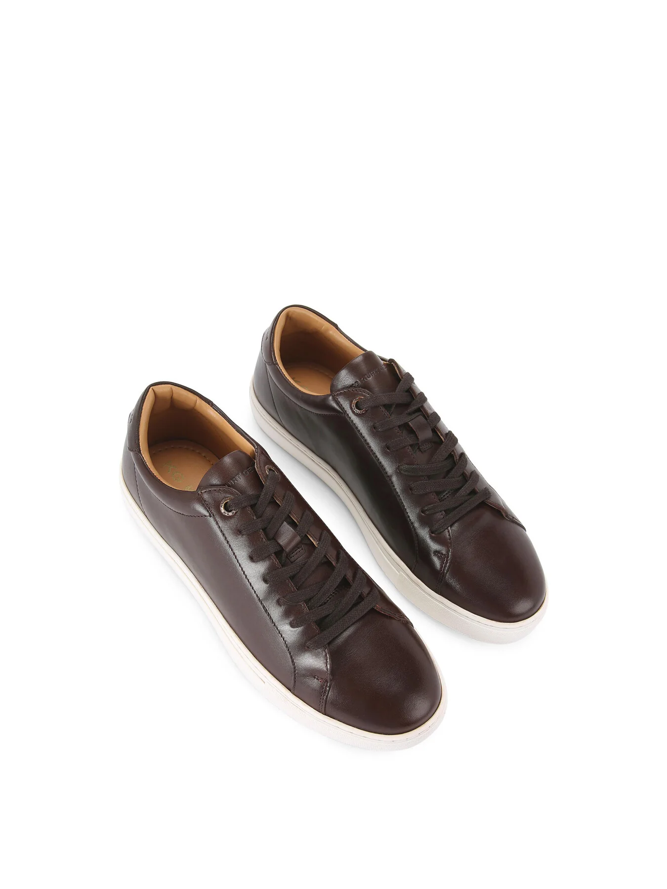 Fire Leather Low-Top Trainers Brown by KG Kurt Geiger - Image 2