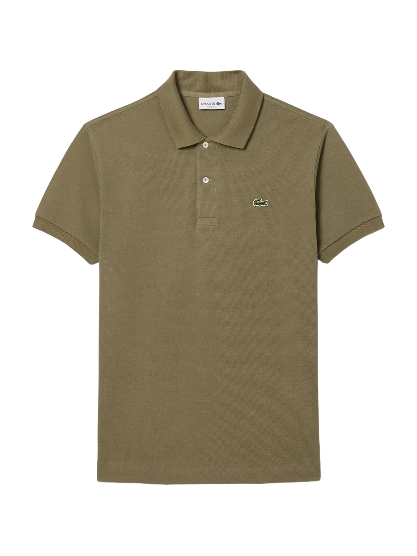 Classic Cotton Polo Shirt Khaki