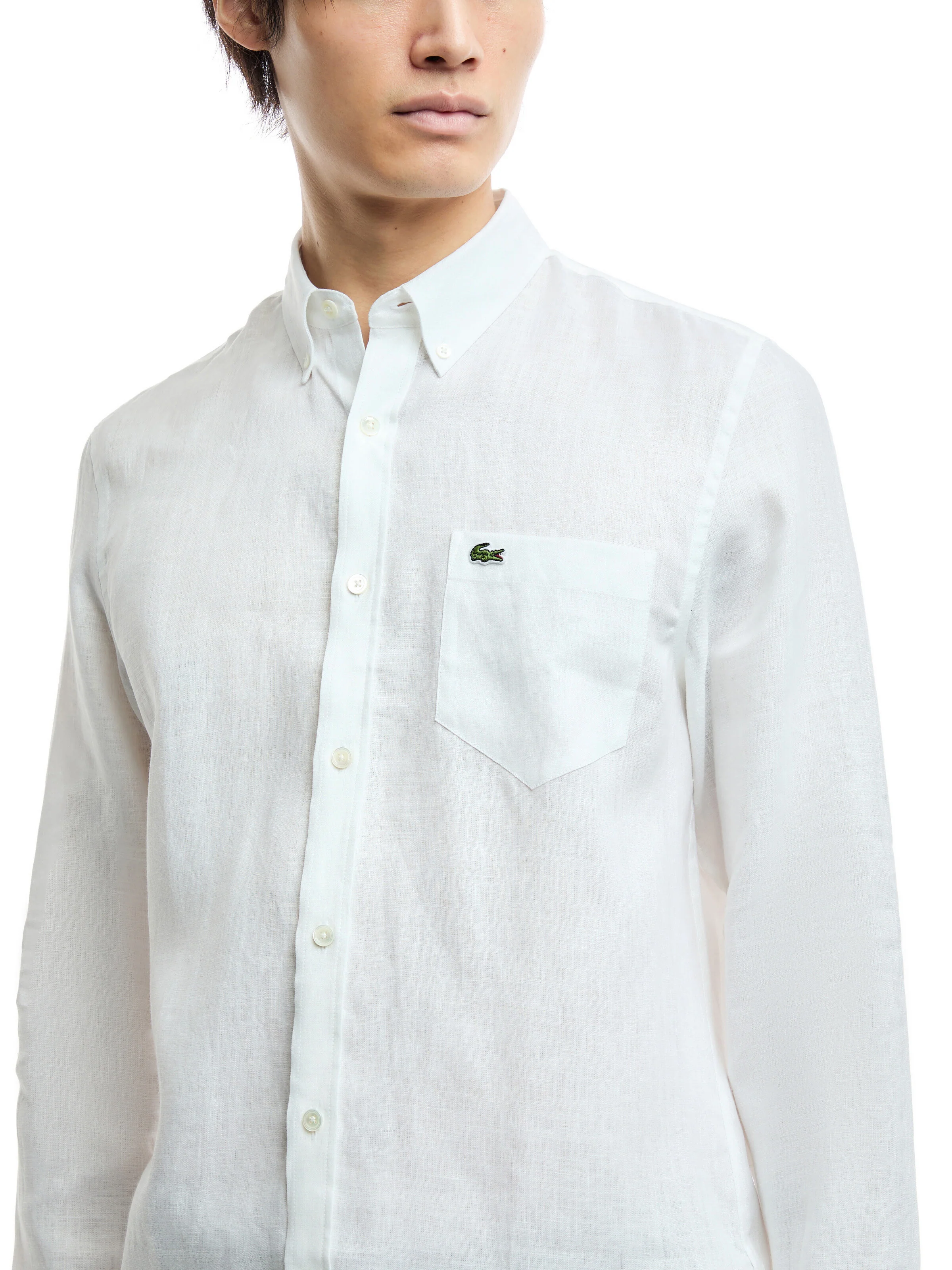 Long Sleeve Linen Shirt - Image 3
