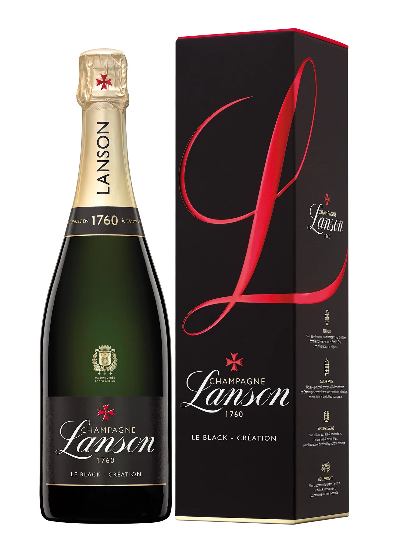 Lanson Le Black Creation NV Champagne Gift Box