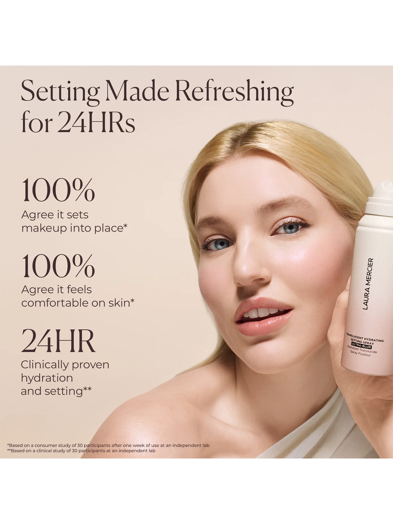 Translucent Hydrating Setting Spray Ultra Blur - Image 4