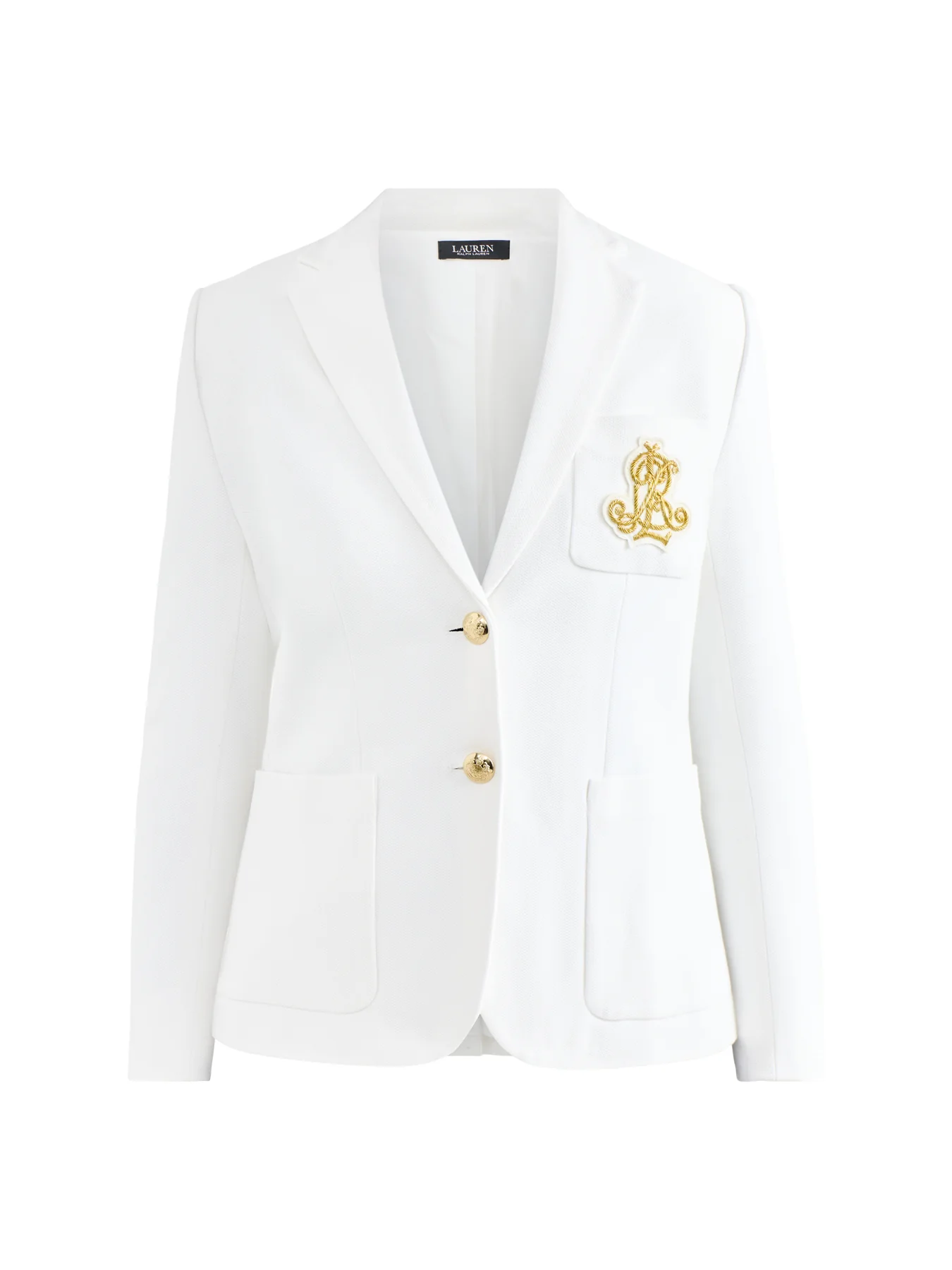 Anfisa Lined Blazer White