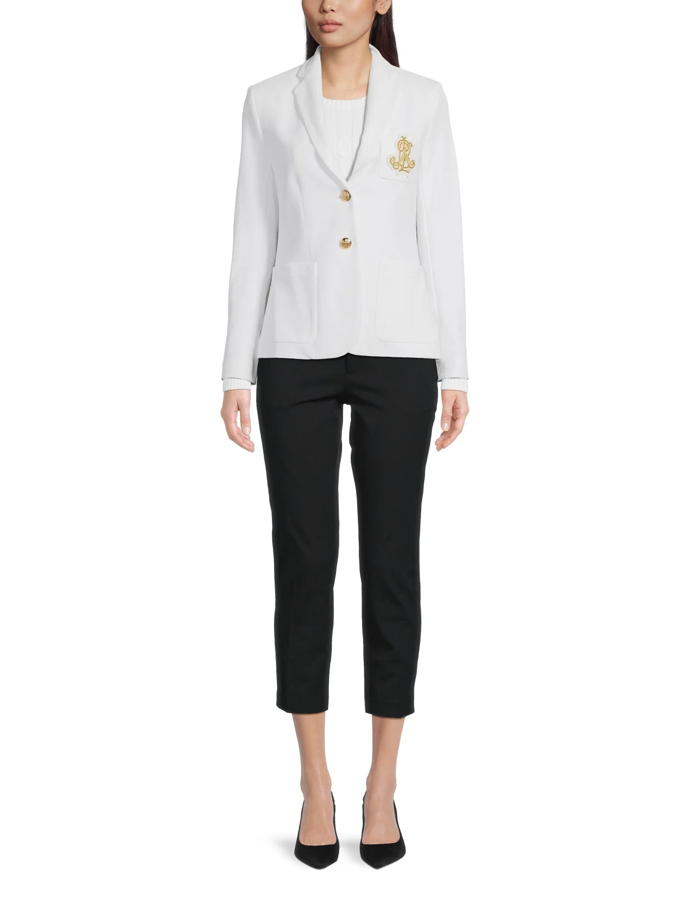 Anfisa Lined Blazer White - Image 6