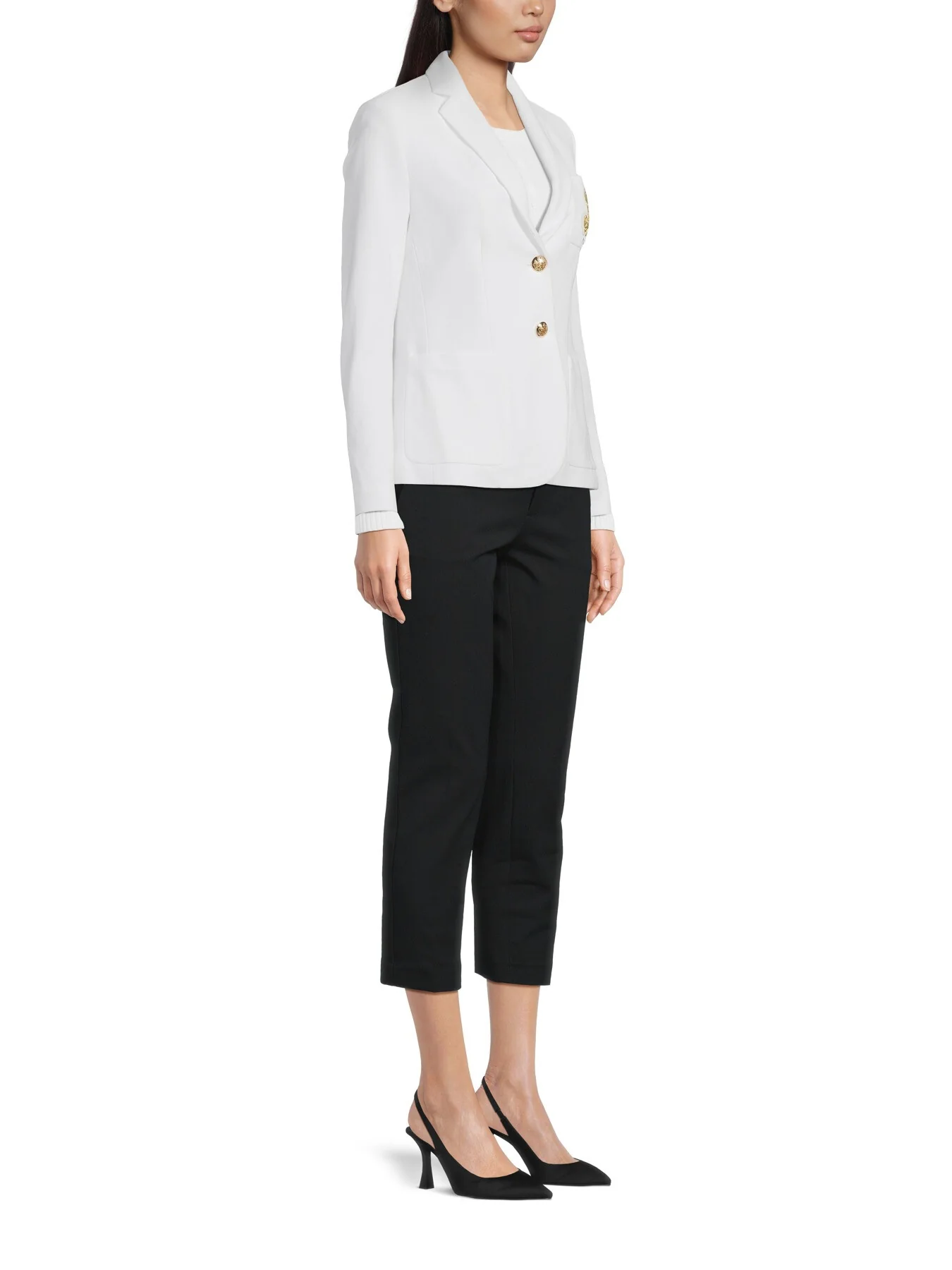 Anfisa Lined Blazer White - Image 8