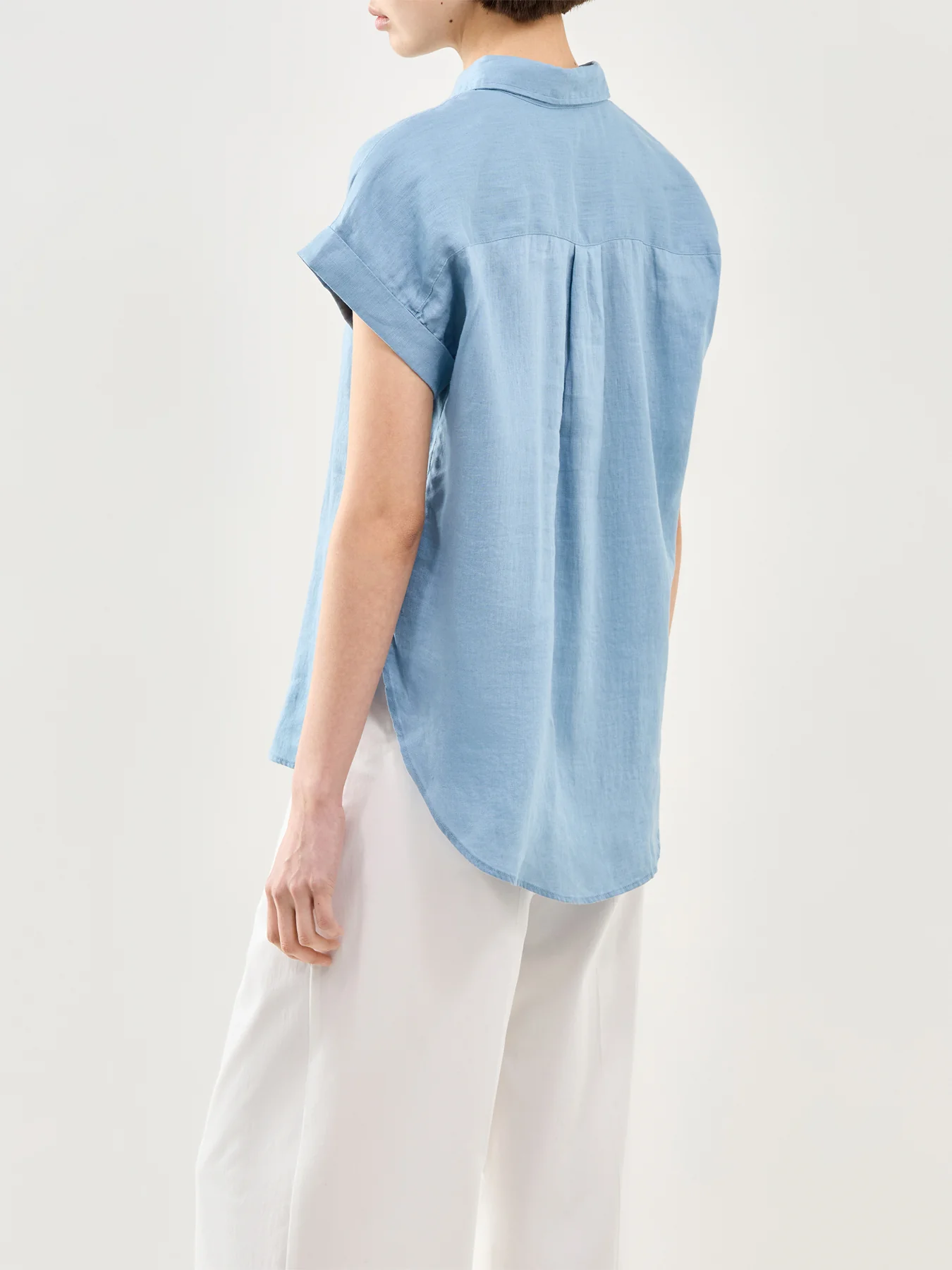 Short Sleeve Shirt Blue - Image 5