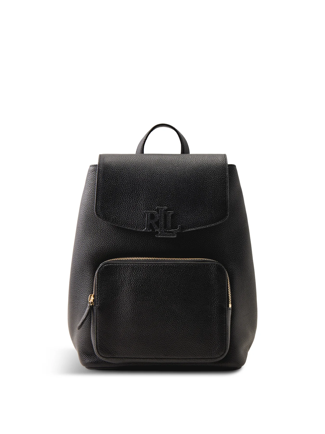 Cameryn Medium Leather Backpack Black
