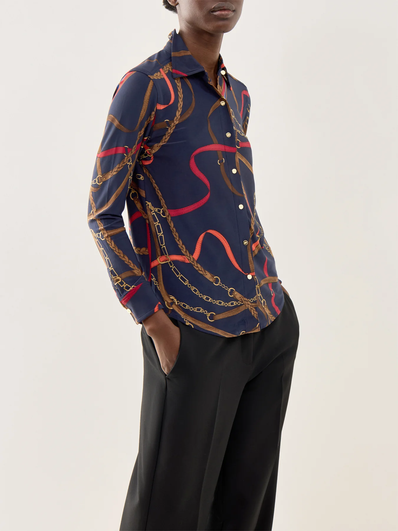 Daquane Long Sleeve Navy - Image 4