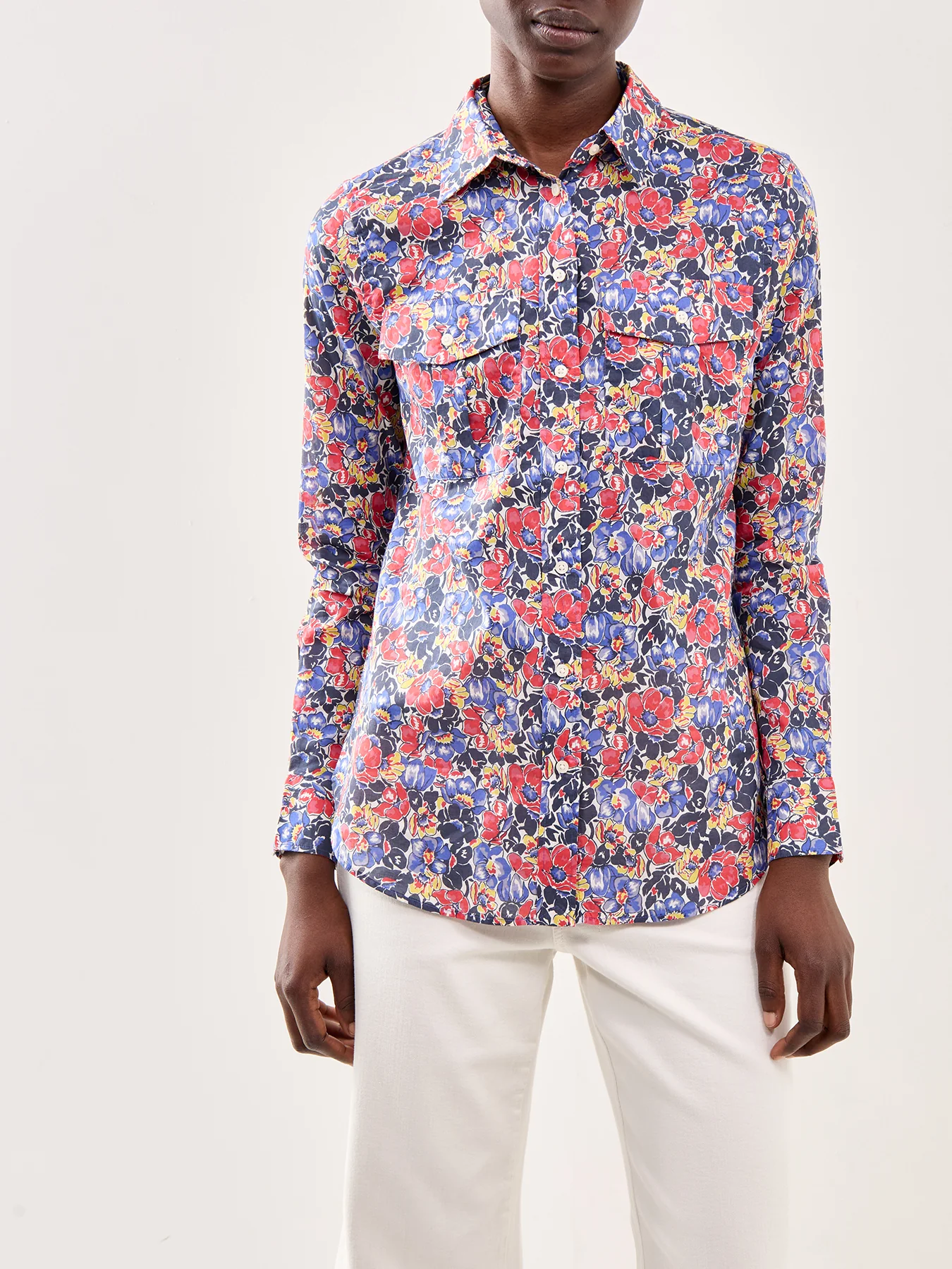 Floral Long Sleeve Shirt Multi - Image 4