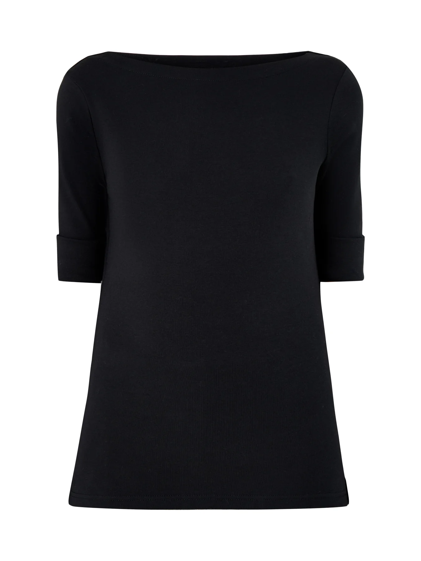 Judy Elbow Sleeve Knit Black