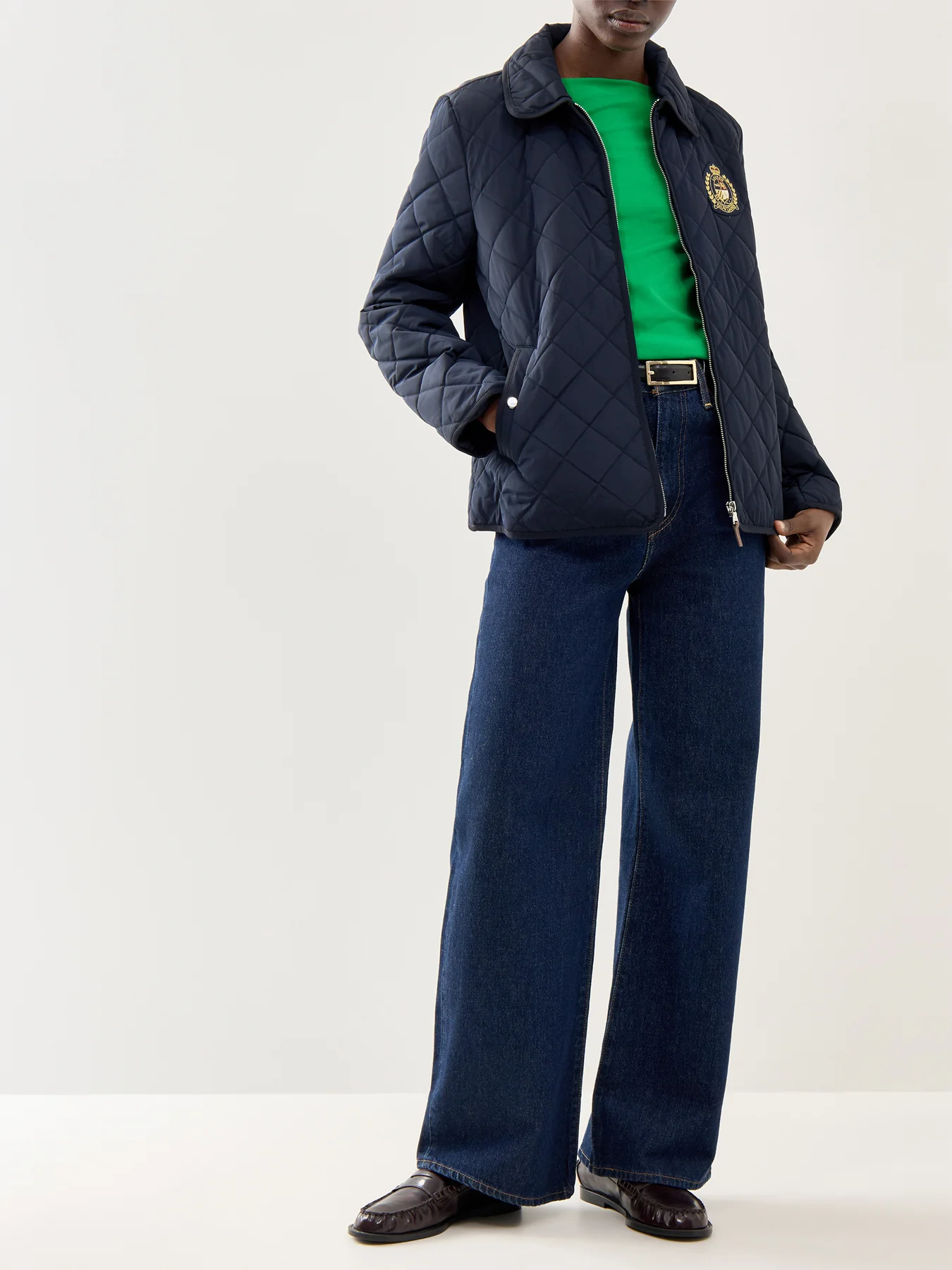 Judy Elbow Sleeve Knit Green - Image 2