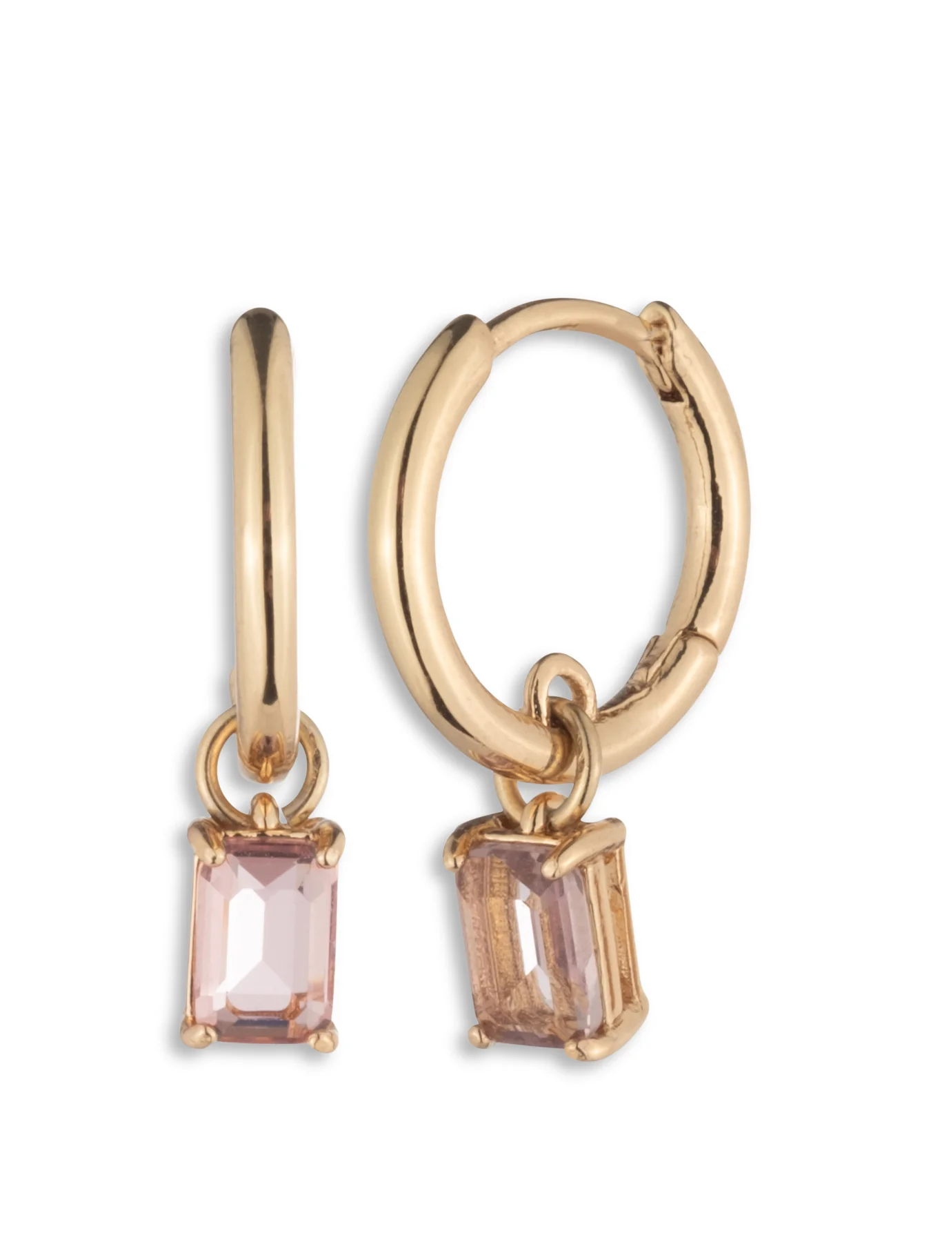 Split Hoop Earrings Gold
