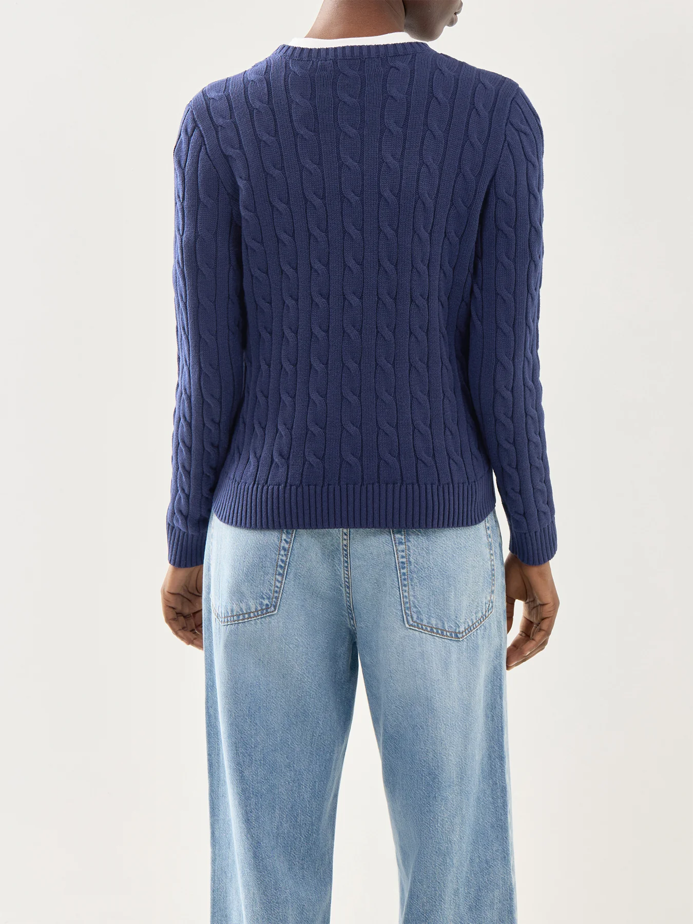 Rinett Long Sleeve Pullover Navy - Image 5