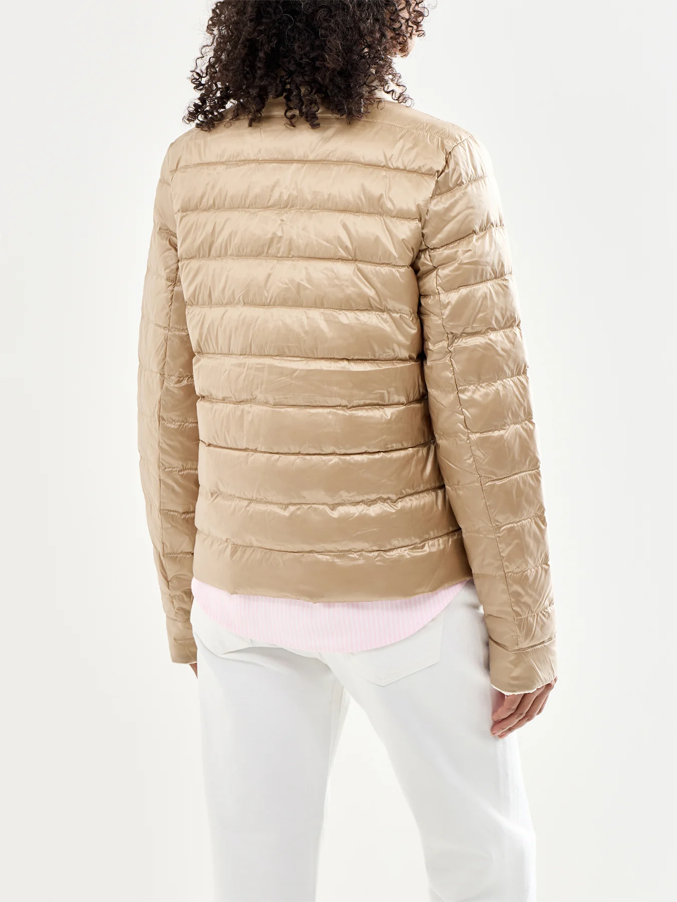 23 Inch Insulated Coat Beige - Image 5