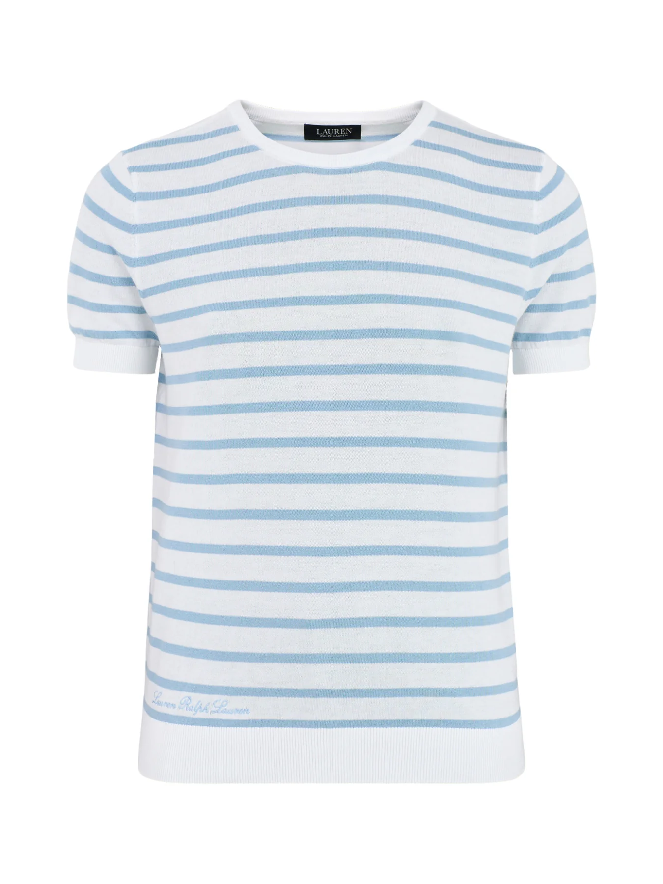 Stripe SS Knit Pullover