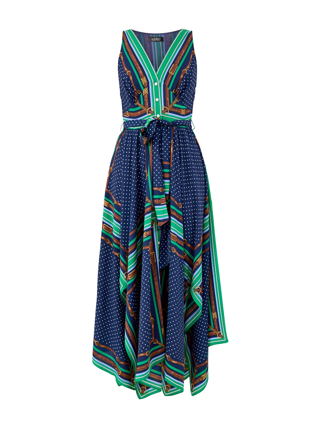 Vroshbee Sleeveless Day Dress Blue
