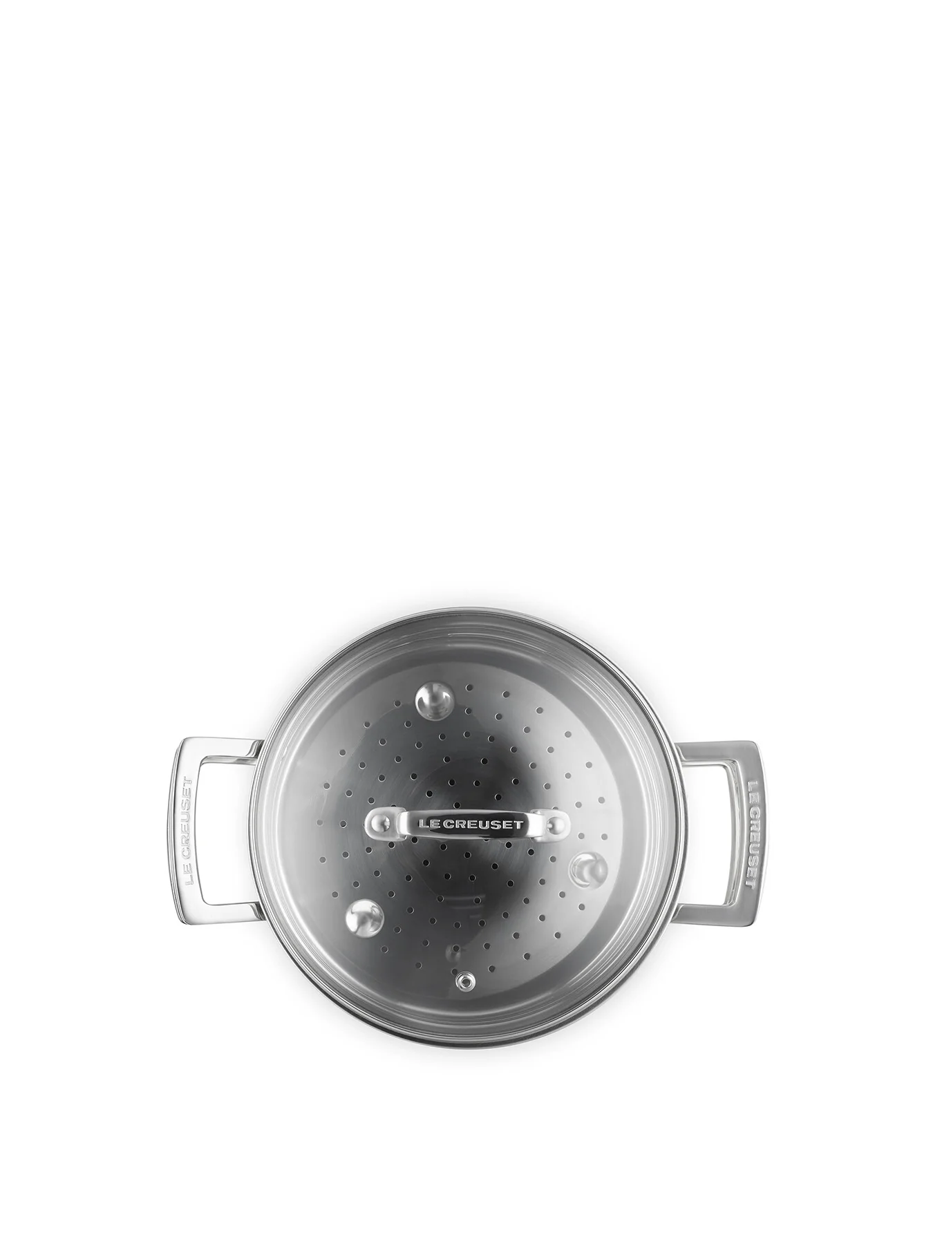 3-Ply 20cm Casserole with Steamer and Lid - Image 4