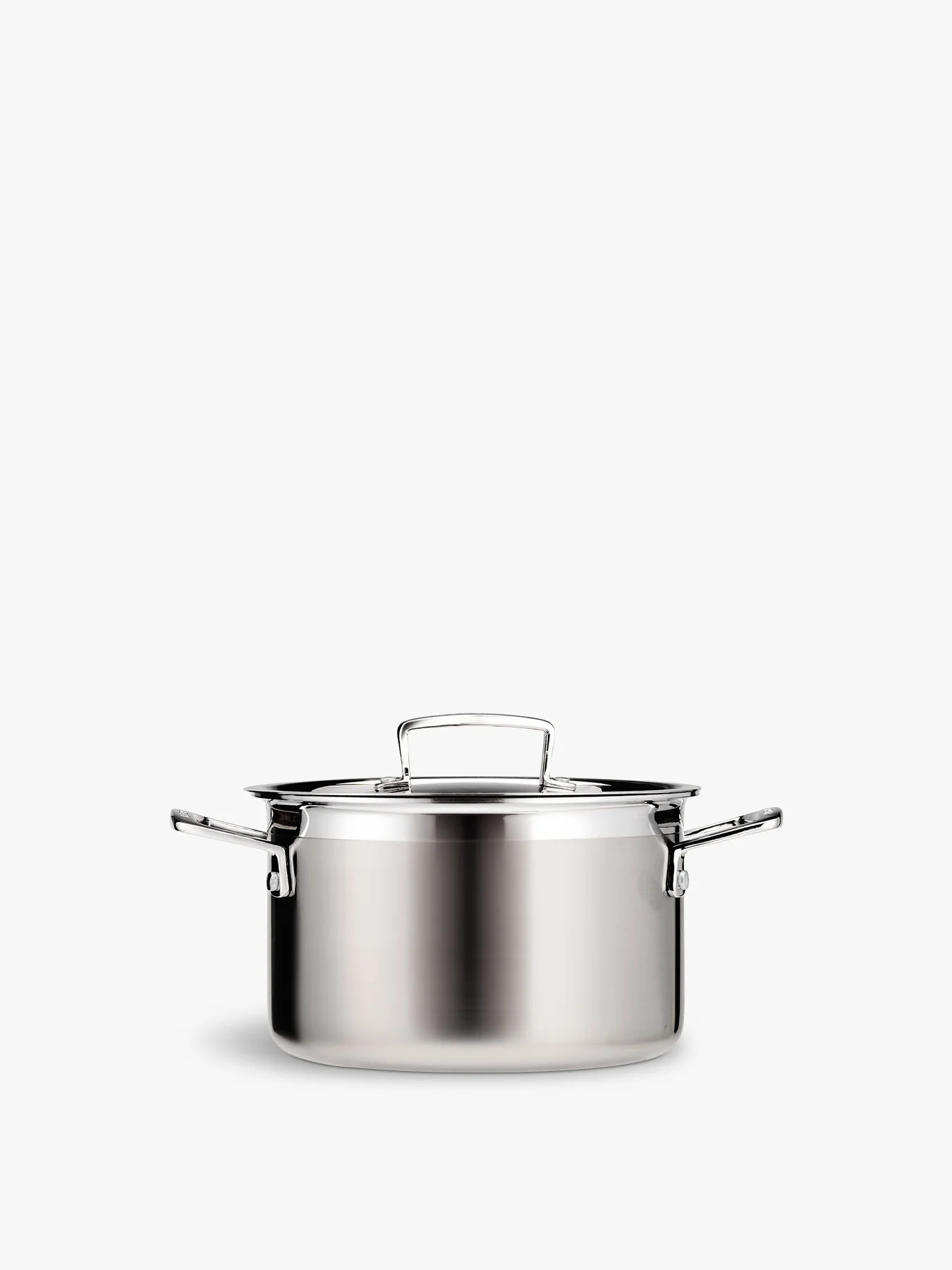 3 Ply Stainless Steel Deep Casserole with Lid 24cm