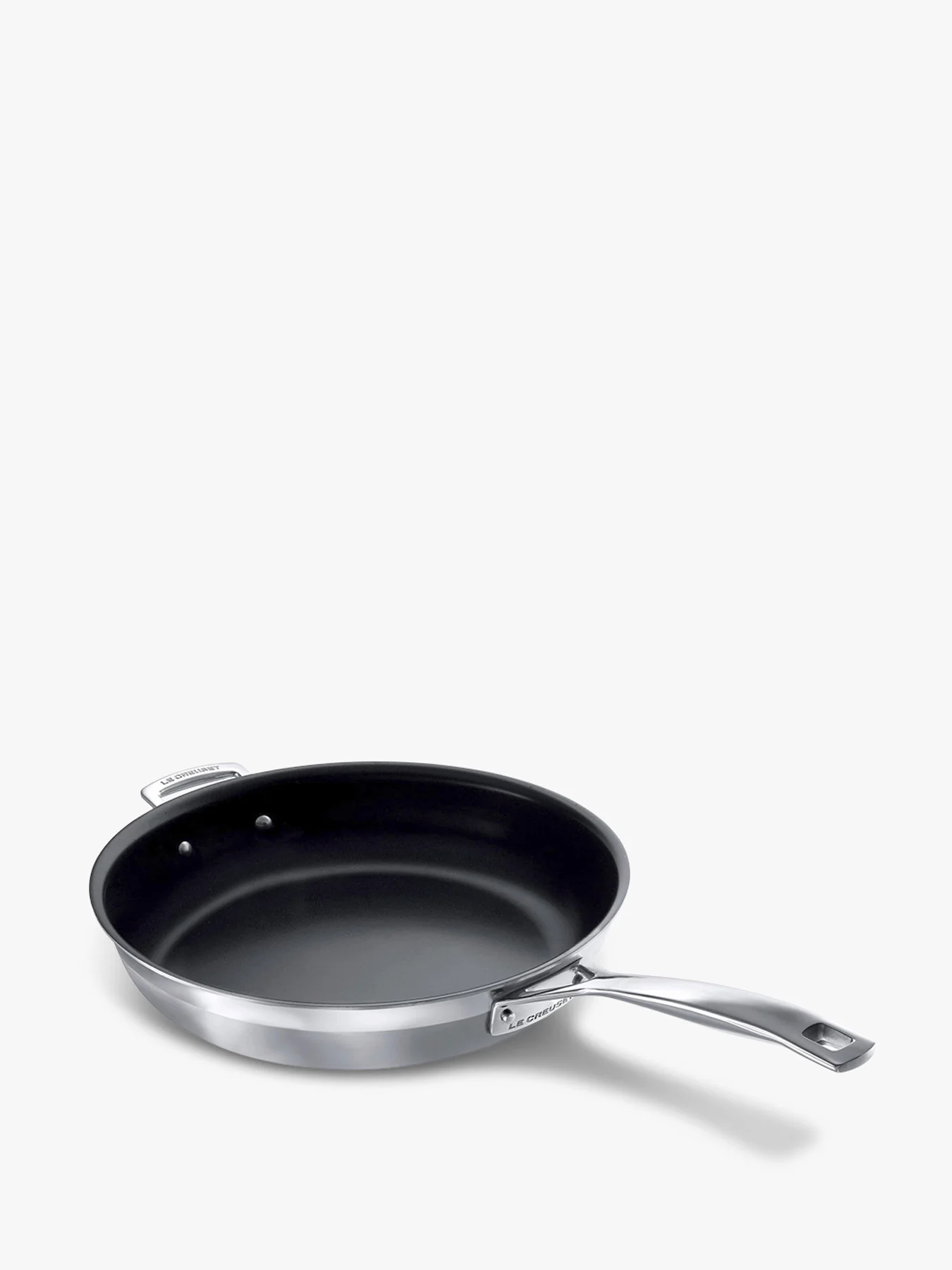 3-Ply Stainless Steel Non-Stick Frying Pan with Helper Handle 30 cm