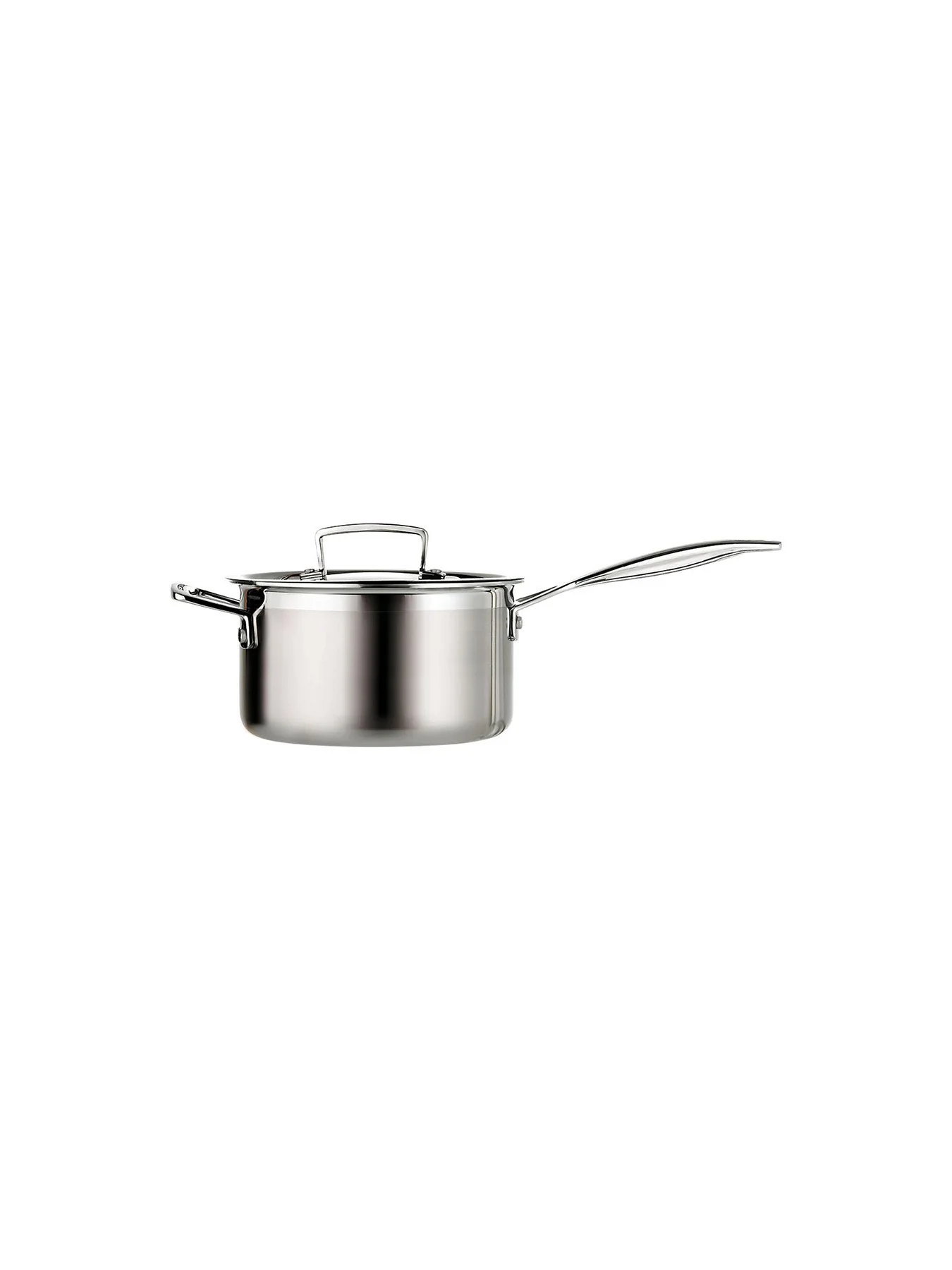 3-Ply Stainless Steel Saucepan with Lid & Helper Handle 20cm - Image 3