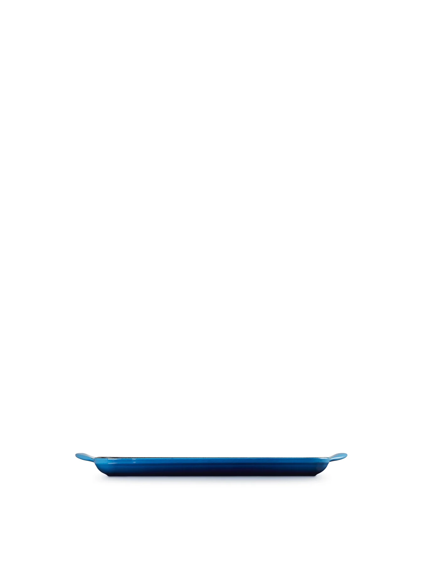 Cast Iron Rectangular Grill 32cm Azure Blue - Image 3