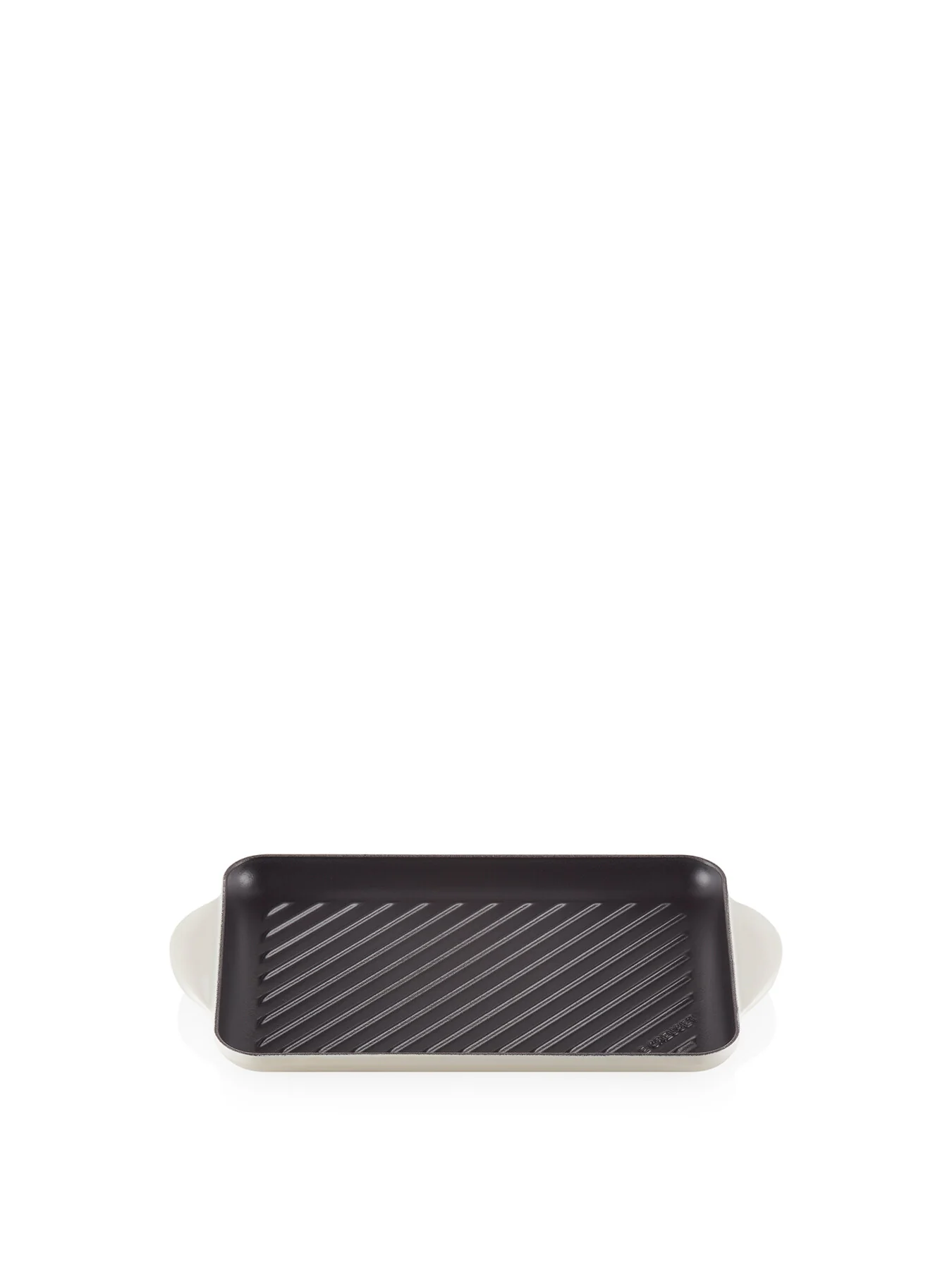 Cast Iron Rectangular Grill 32cm Meringue - Image 2