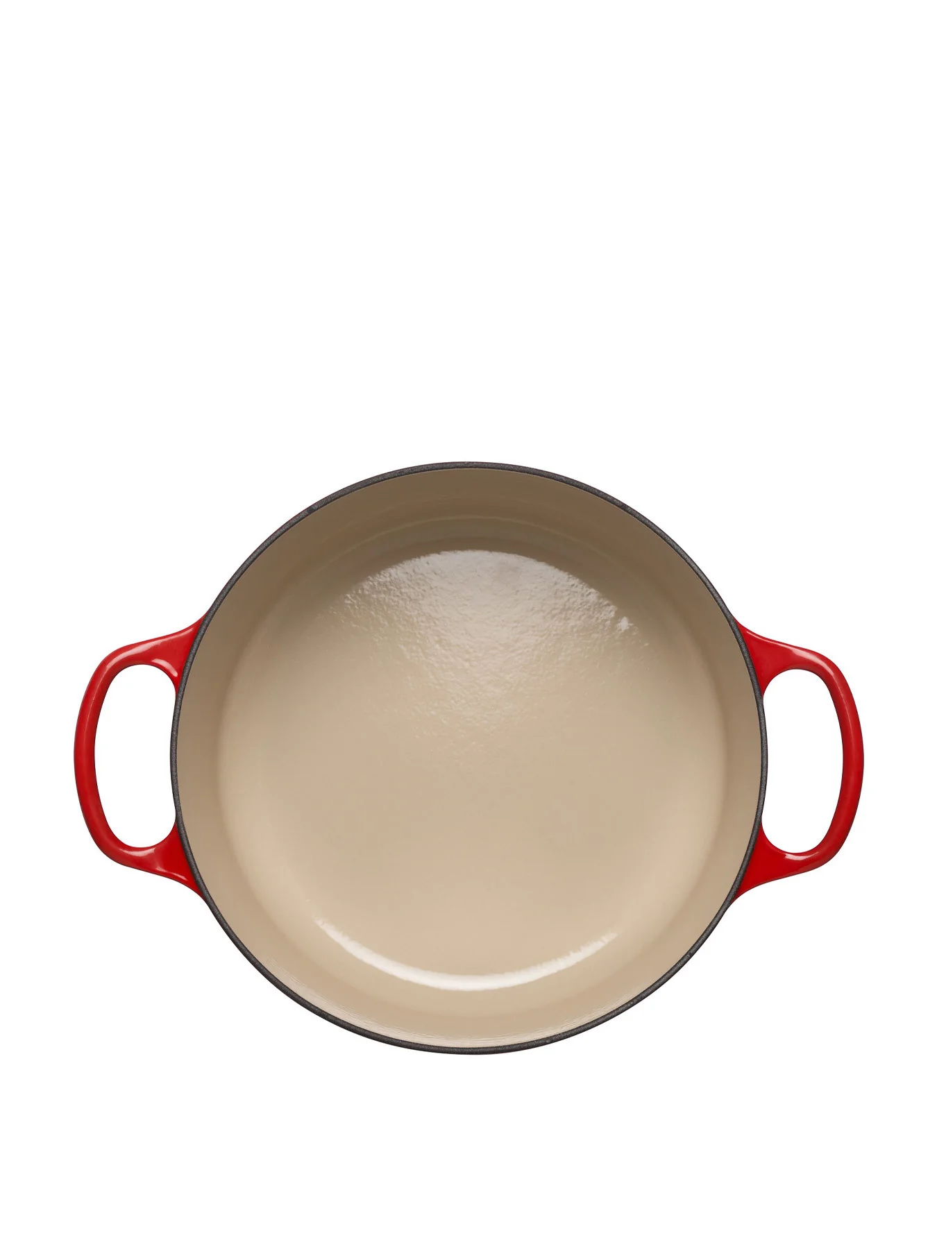 Cast Iron Round Casserole 24cm Cerise - Image 2