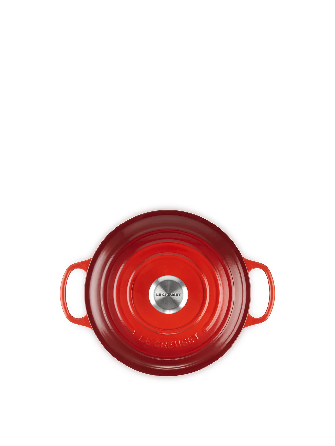 Cast Iron Round Casserole 24cm Cerise - Image 7