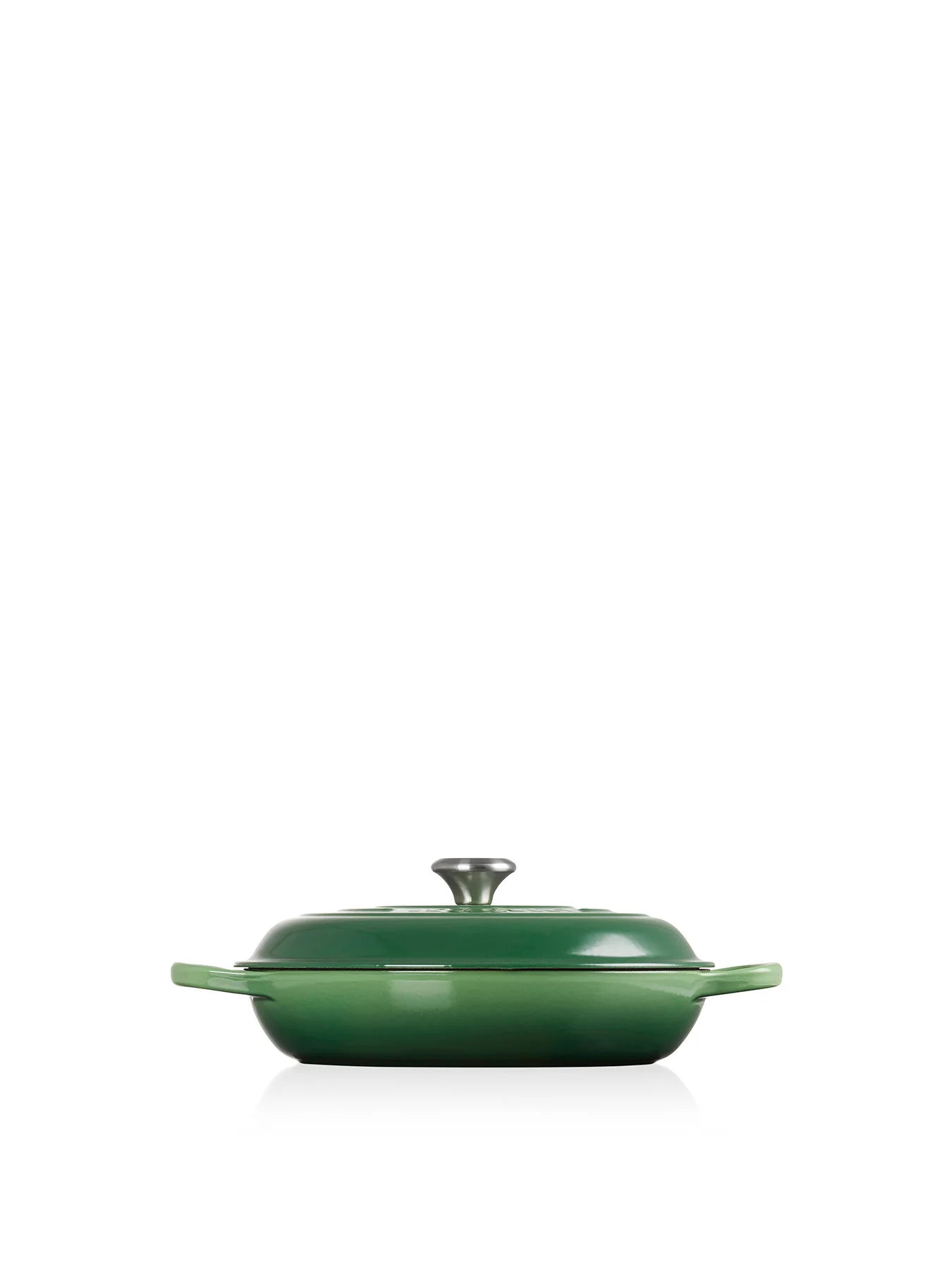 Cast Iron Shallow Casserole 30cm Bamboo Green - Image 7