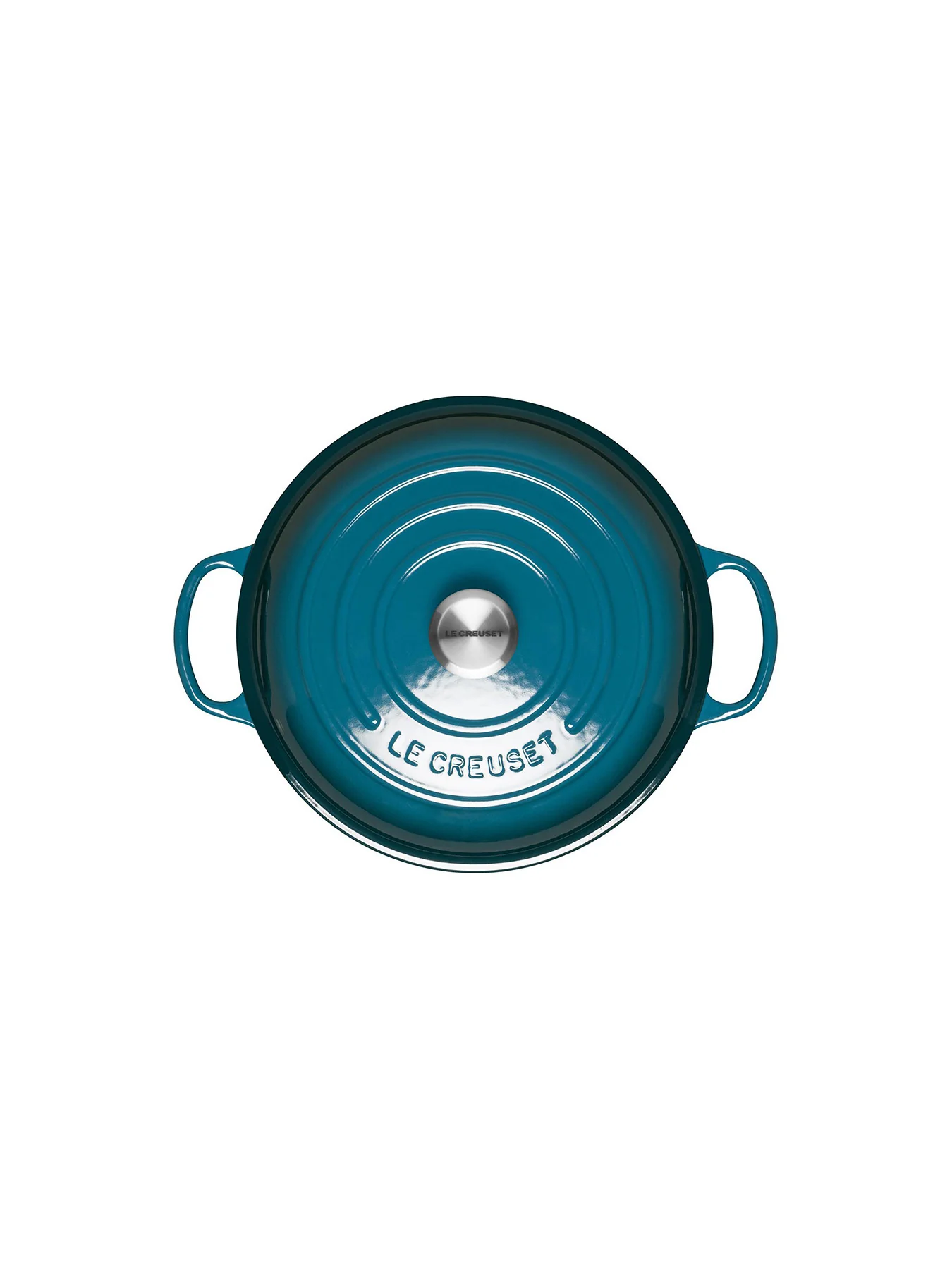Cast Iron Shallow Casserole 30cm Deep Teal - Image 3