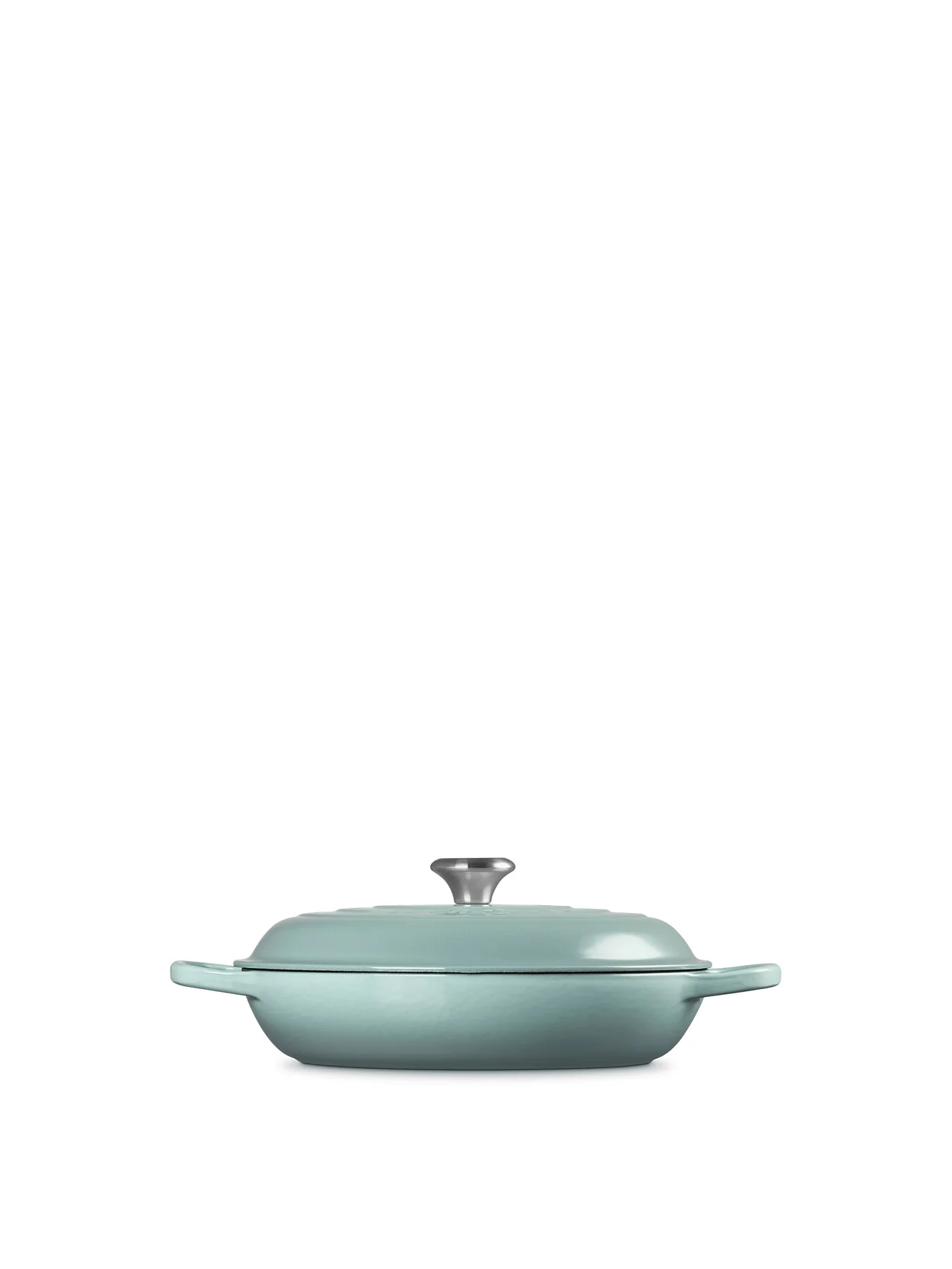 Cast Iron Shallow Casserole Sea Salt 30cm - Image 3