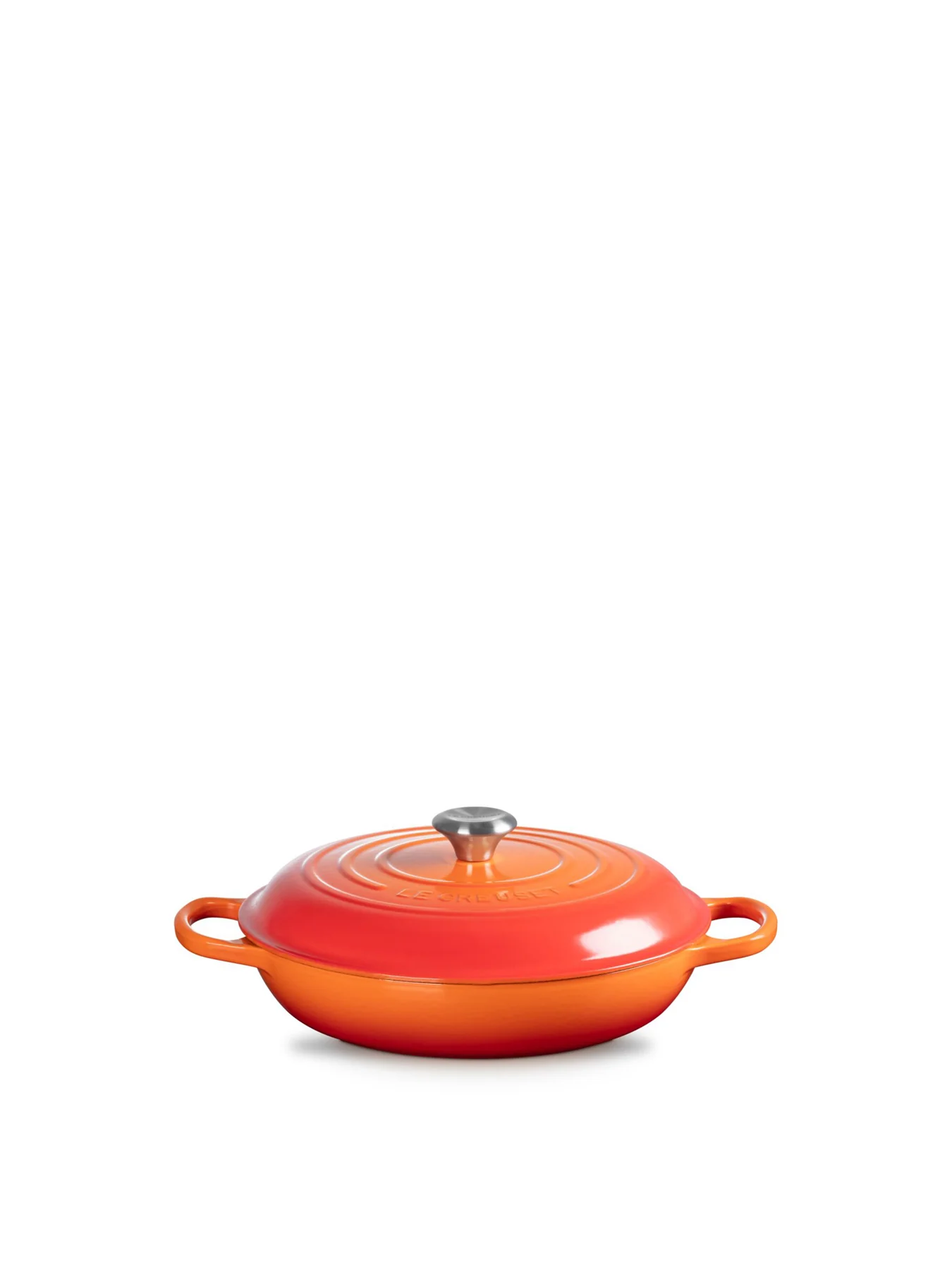Cast Iron Shallow Casserole 30cm Volcanic