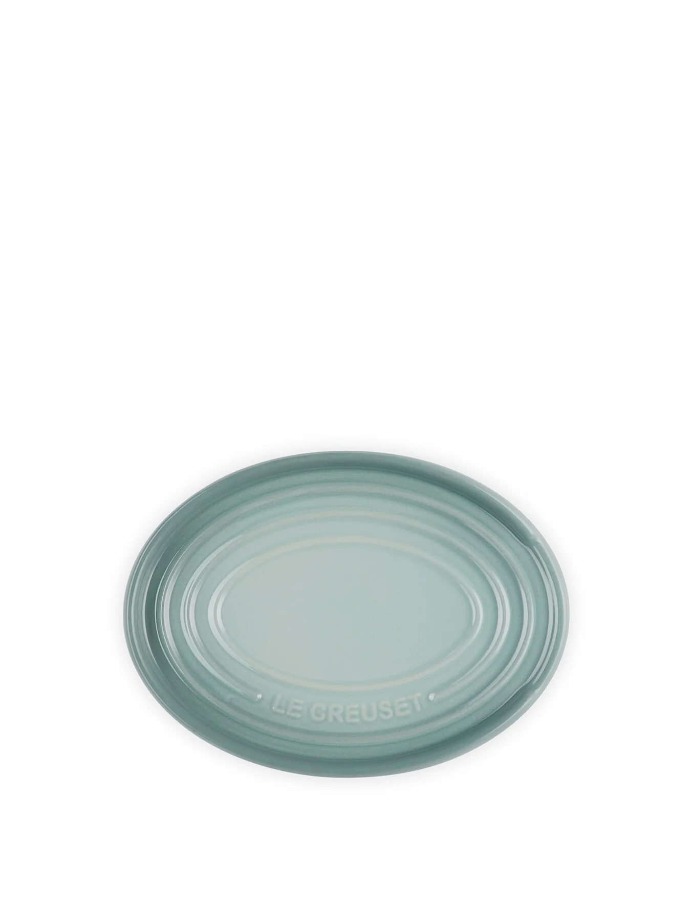 Stoneware Oval Spoon Rest Sea Salt - Image 4